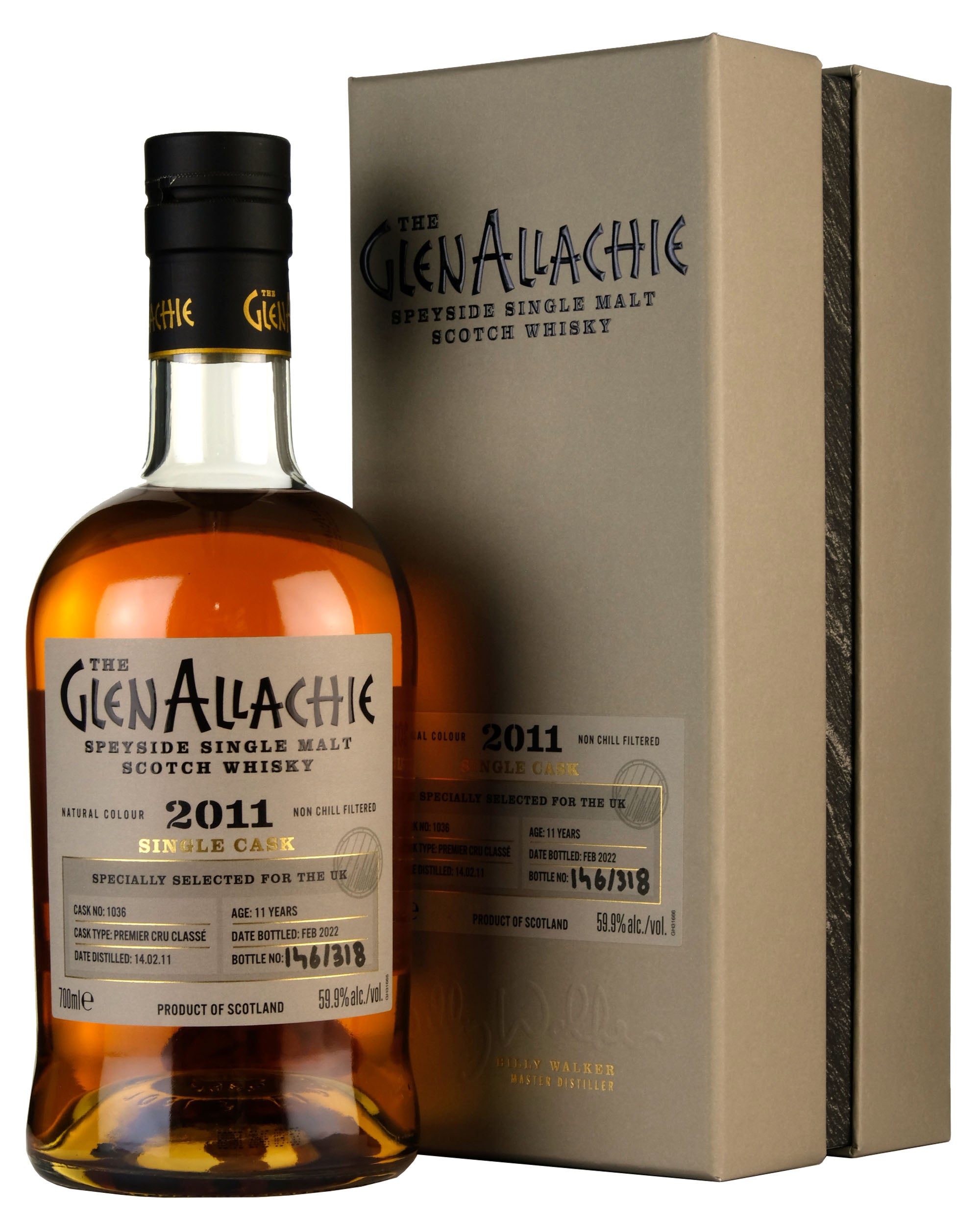 Glenallachie 2011-2022 | 11 Year Old Single Cask 1036