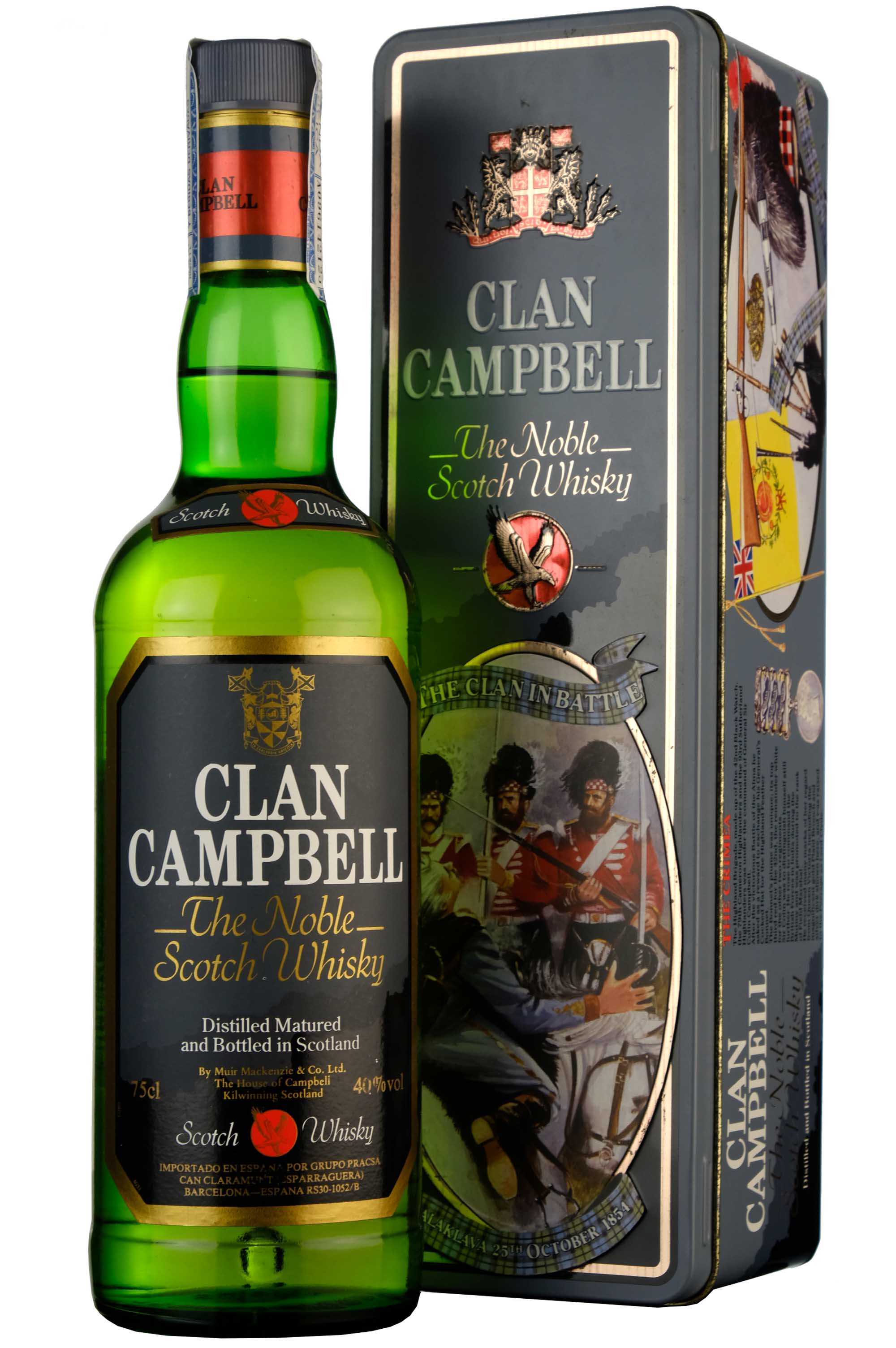 Clan Campbell The Noble Scotch Whisky 1980s