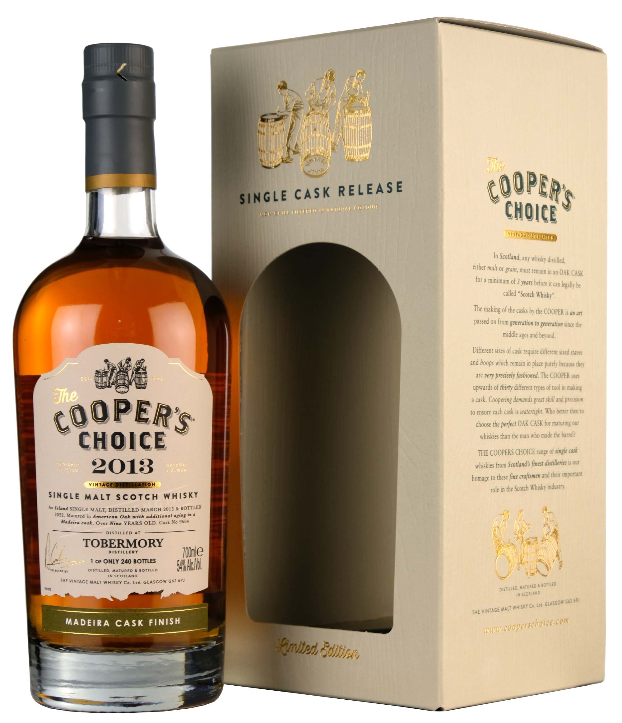 Tobermory 2013-2022 | 9 Year Old Cooper's Choice Single Cask #9664