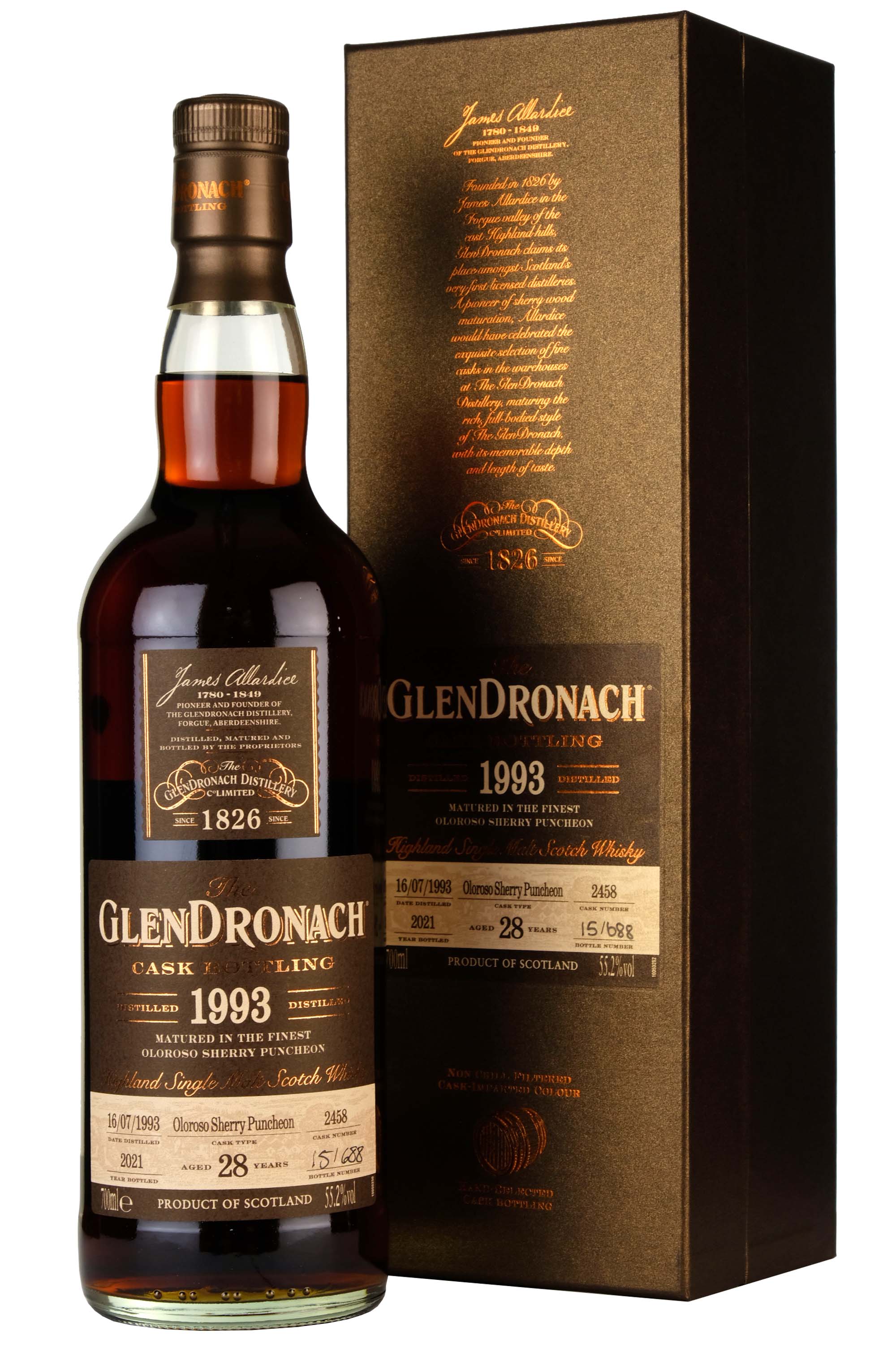 Glendronach 1993-2021 | 28 Year Old Cask 2458 | Batch 19