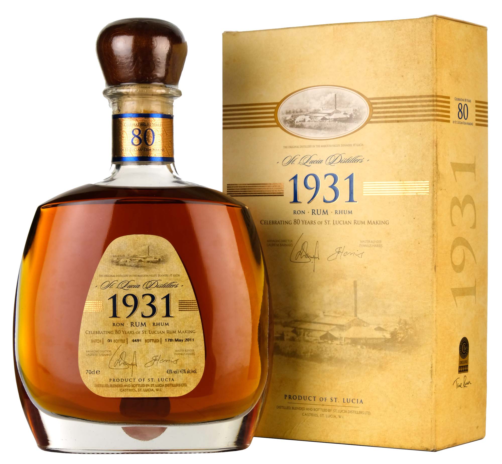 St Lucia Distillers 1931 Rum | 1st Edition