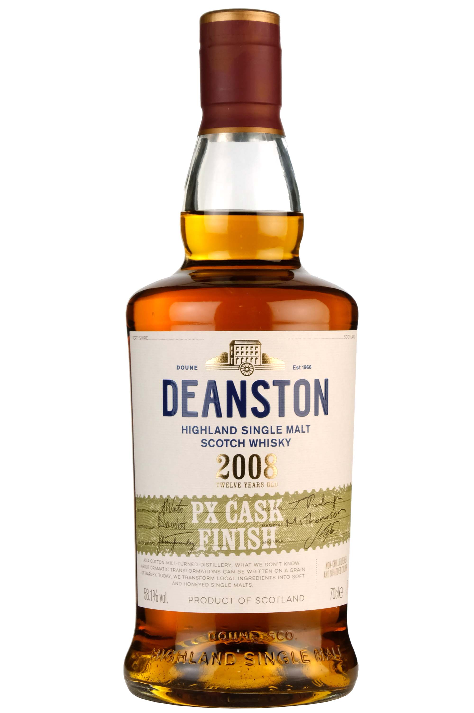 Deanston 2008 12 Year Old PX Cask Finish | Distillery Exclusive
