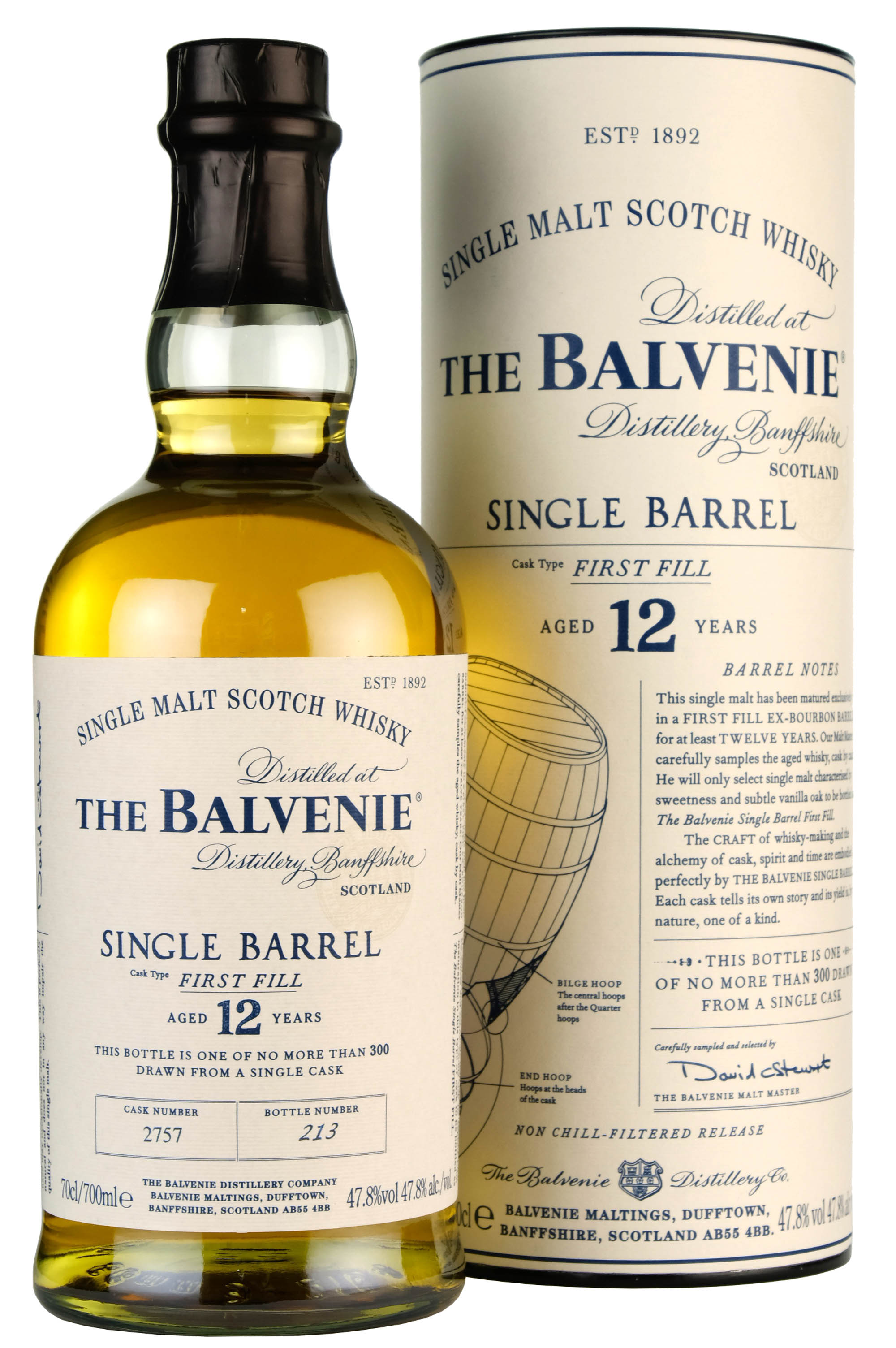 Balvenie 12 Year Old Single Barrel Cask 2757