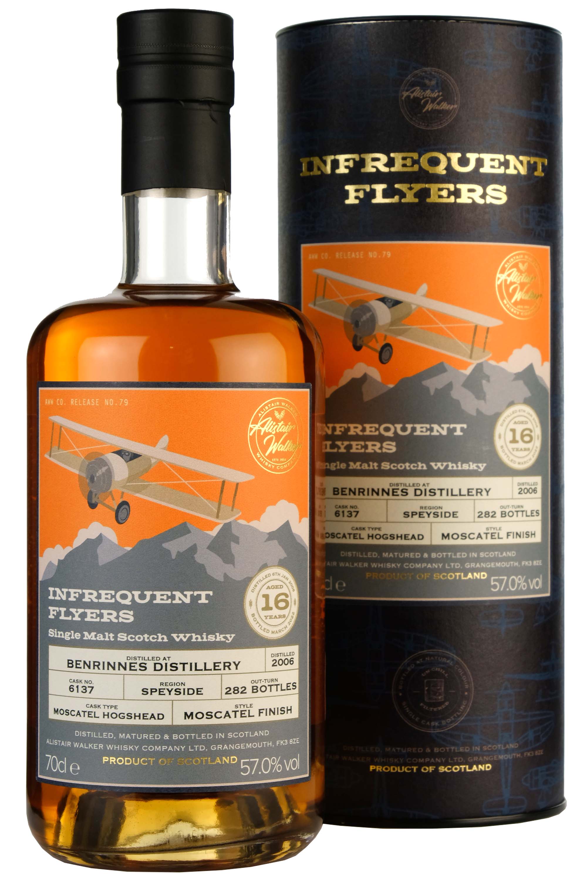 Benrinnes 2006-2022 | 16 Year Old Infrequent Flyers Cask 6137