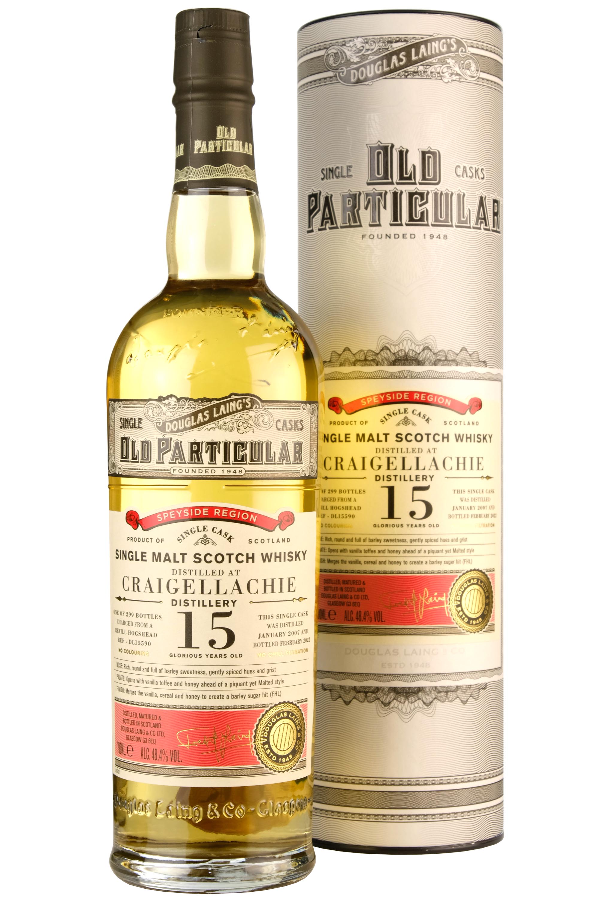 Craigellachie 2007-2022 | 15 Year Old | Old Particular | Single Cask DL15590