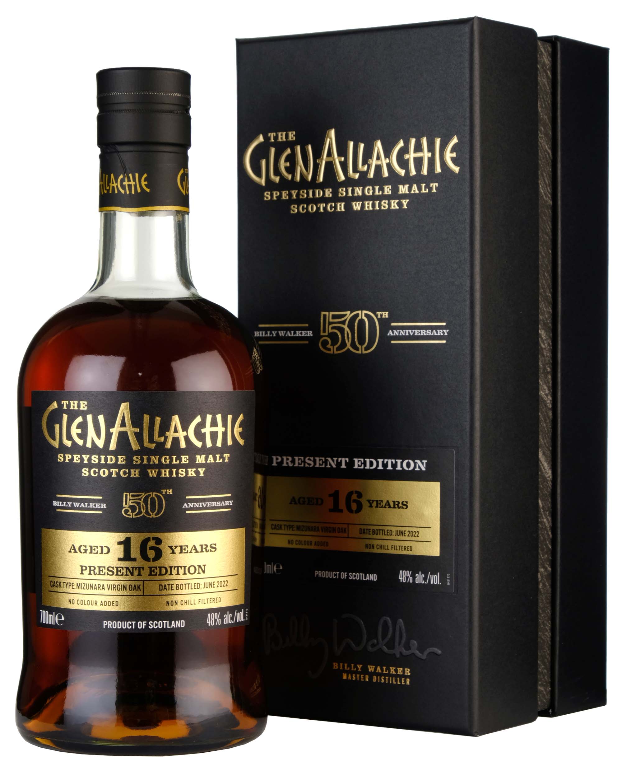 Glenallachie 16 Year Old | Billy Walker 50th Anniversary Present Edition
