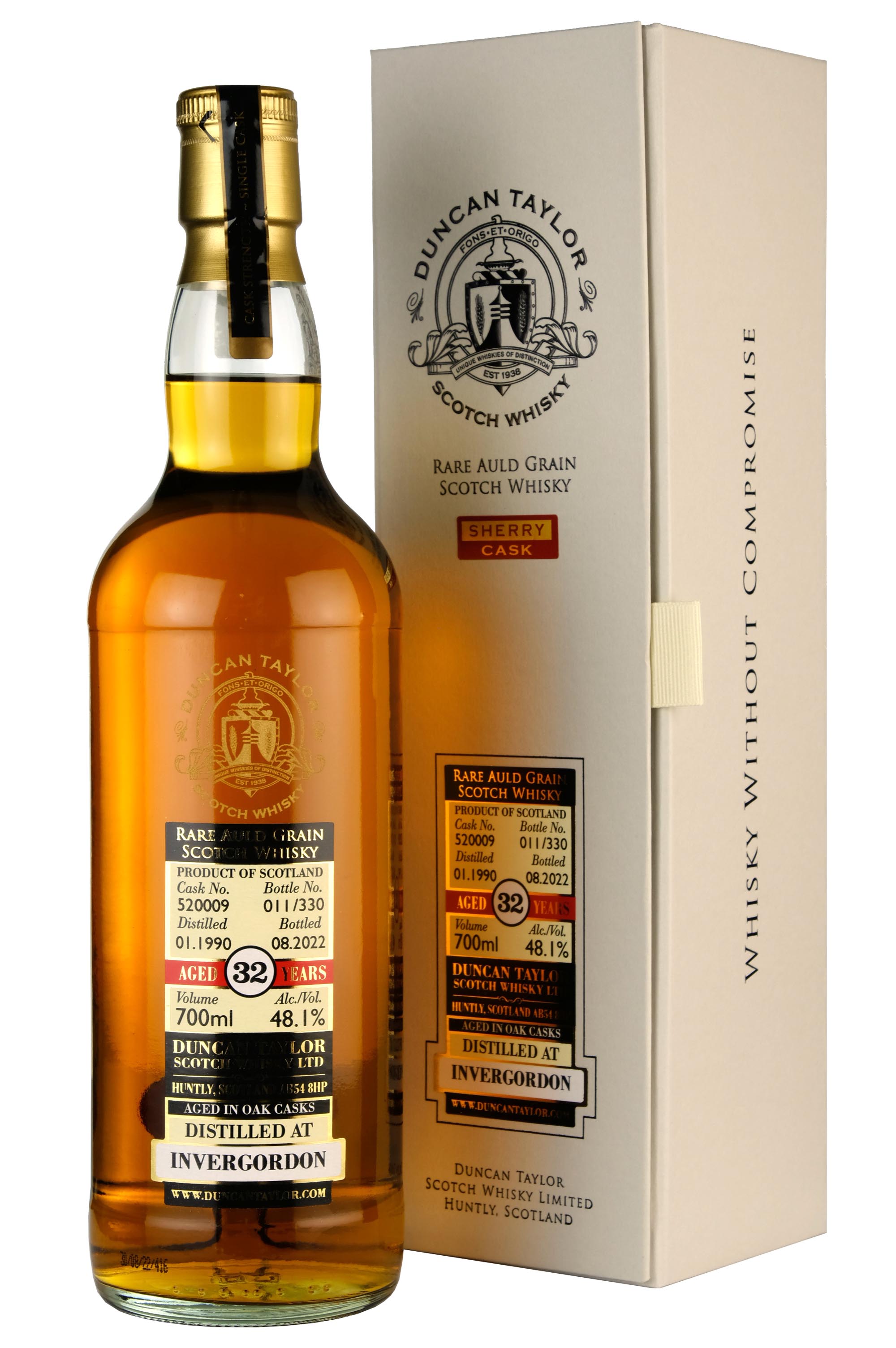 Invergordon 1990-2022 | 32 Year Old Duncan Taylor Cask 520009