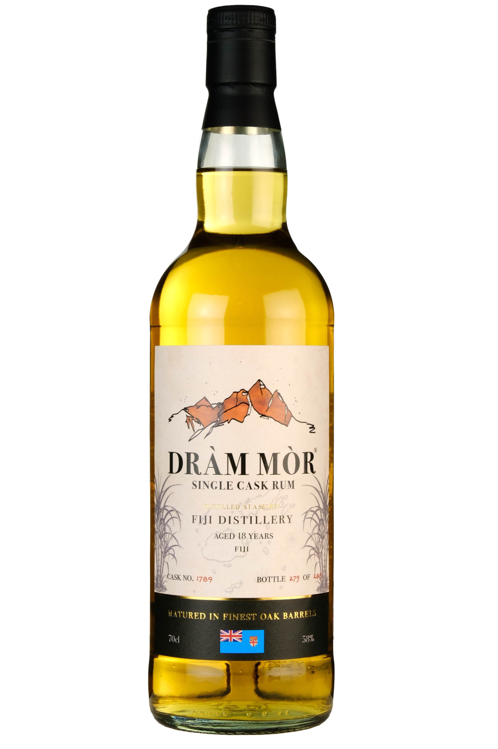 Secret Fiji Rum 2004-2022 | 18 Year Old | Dram Mor Single Cask #1789