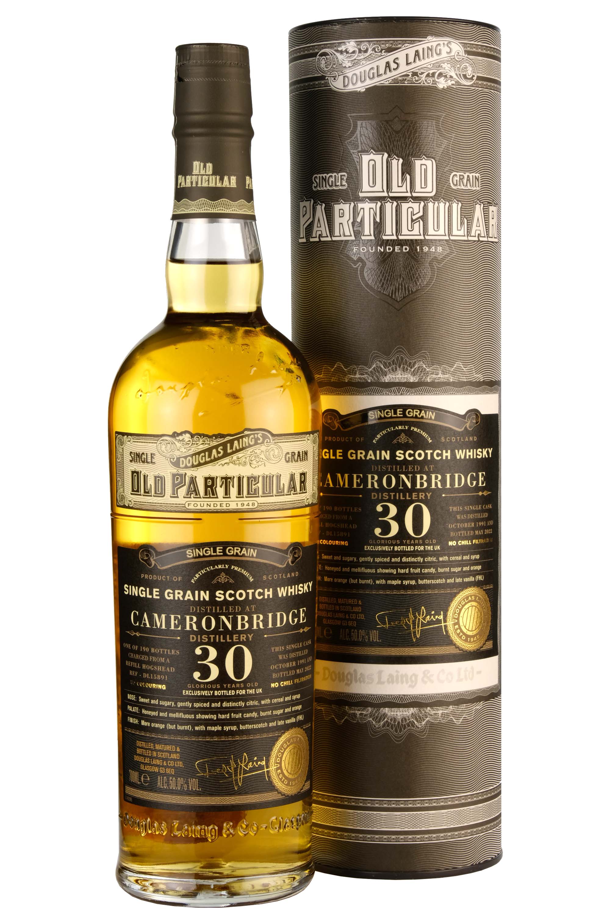 Cameronbridge 1991-2022 | 30 Year Old Old Particular Single Cask DL15891