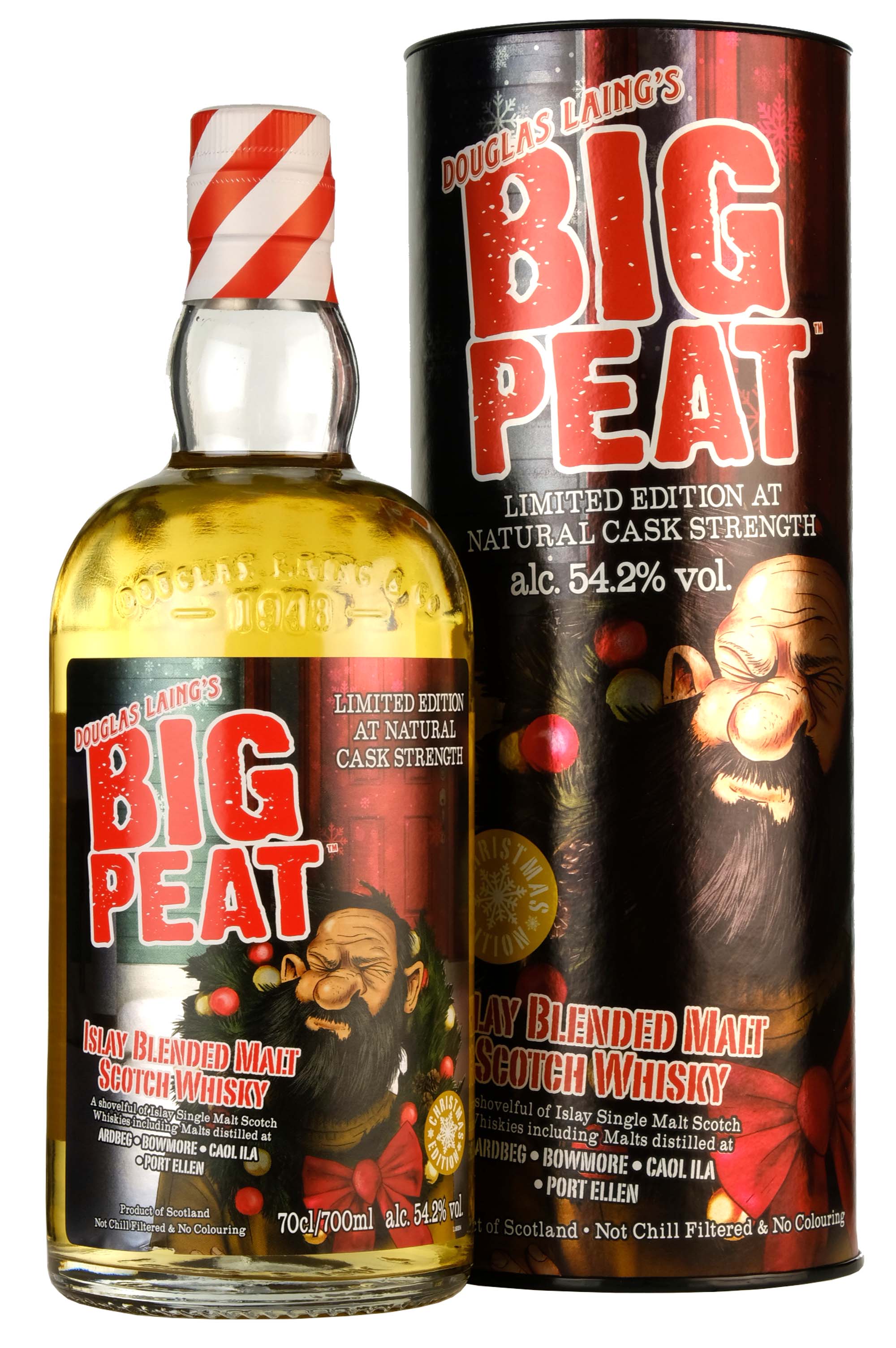 Big Peat Cask Strength Islay Blended Malt | Christmas Edition