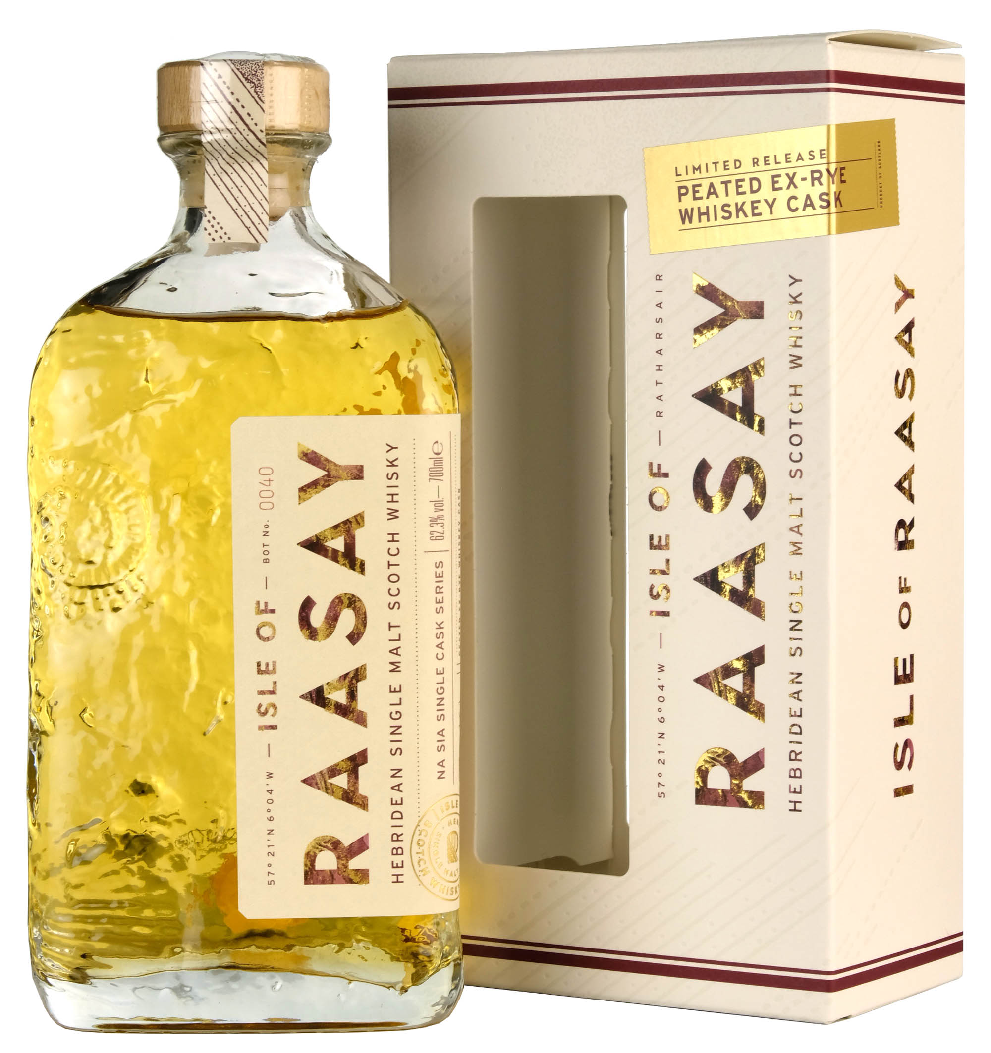 Isle Of Raasay Na Sia Single Cask Series | Peated Ex-Rye Whiskey Cask #18/641