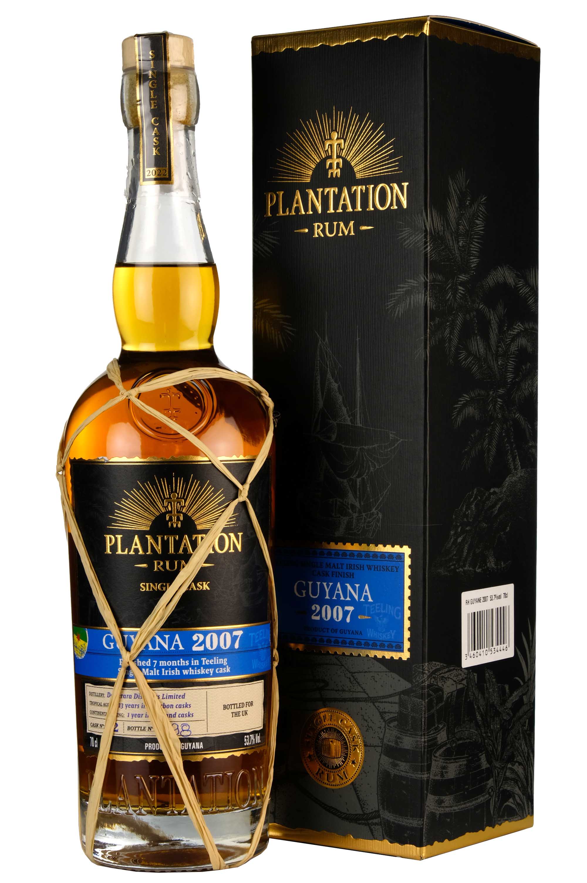 Plantation 2007-2022 | 14 Year Old Single Cask Guyana Rum | Teeling Cask Finish