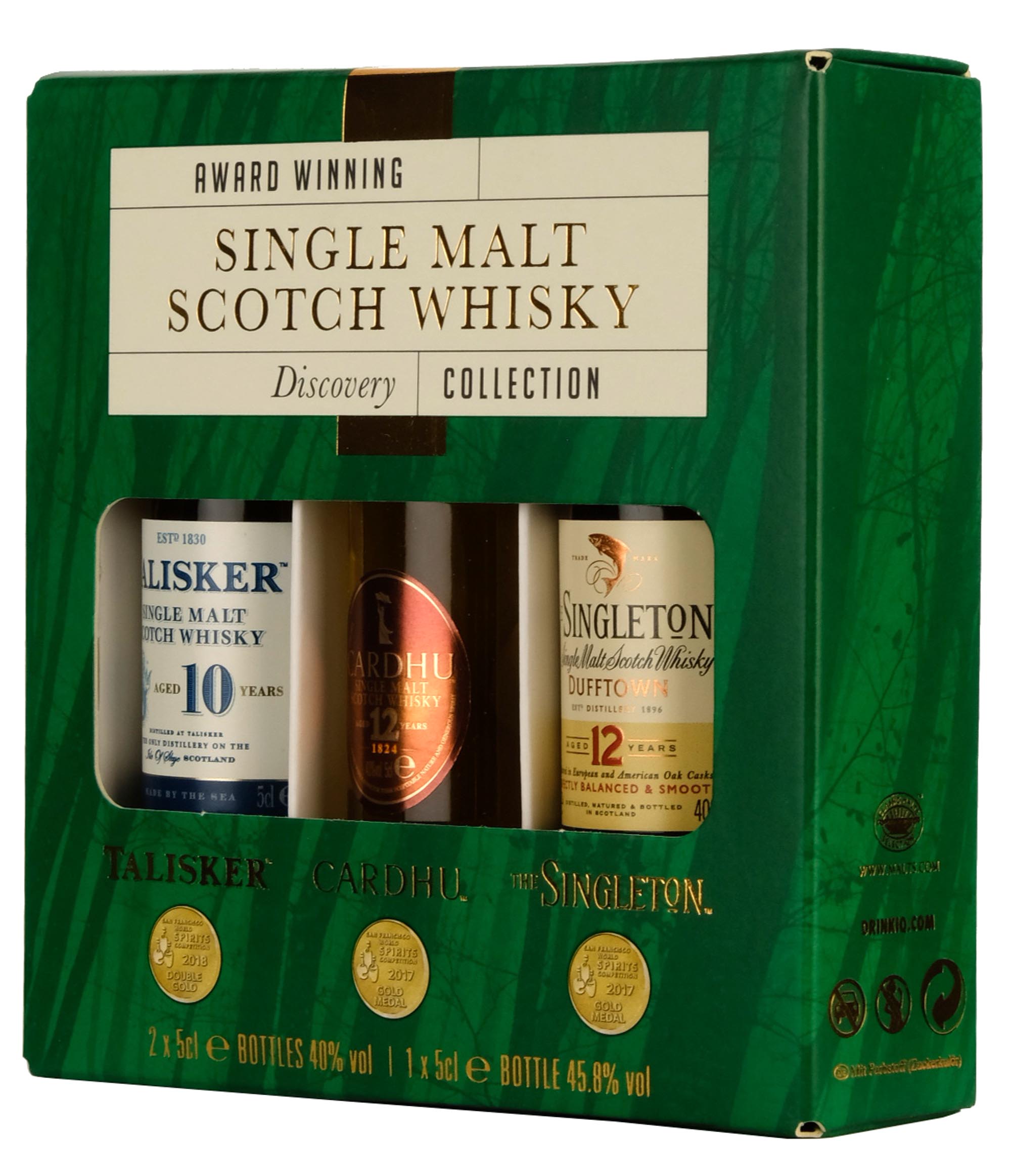 Single Malt Scotch Whisky Discovery Collection | Miniature Gift Set