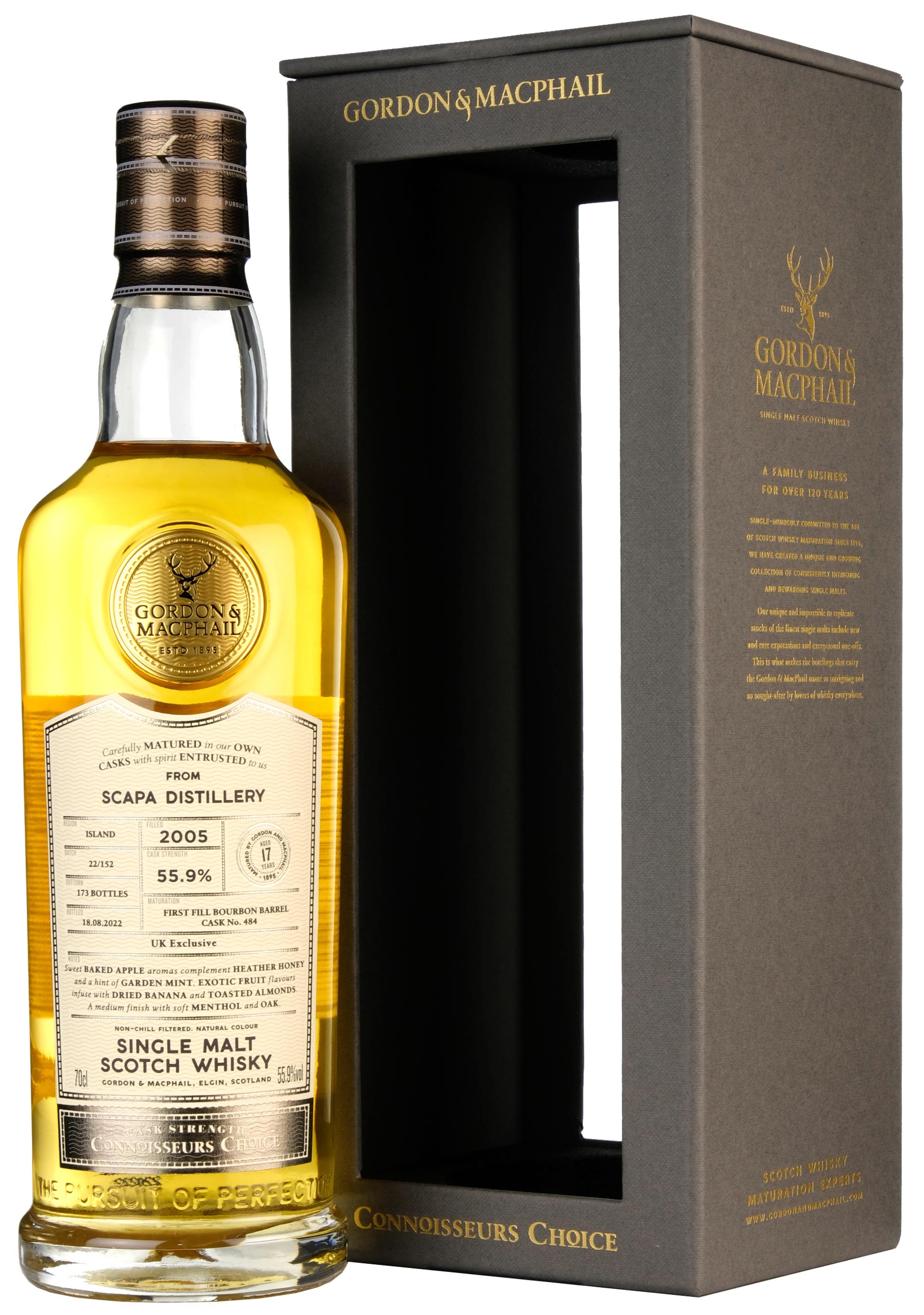 Scapa 2005-2022 | 17 Year Old Connoisseurs Choice Cask Strength Single Cask 484 UK Exclusive