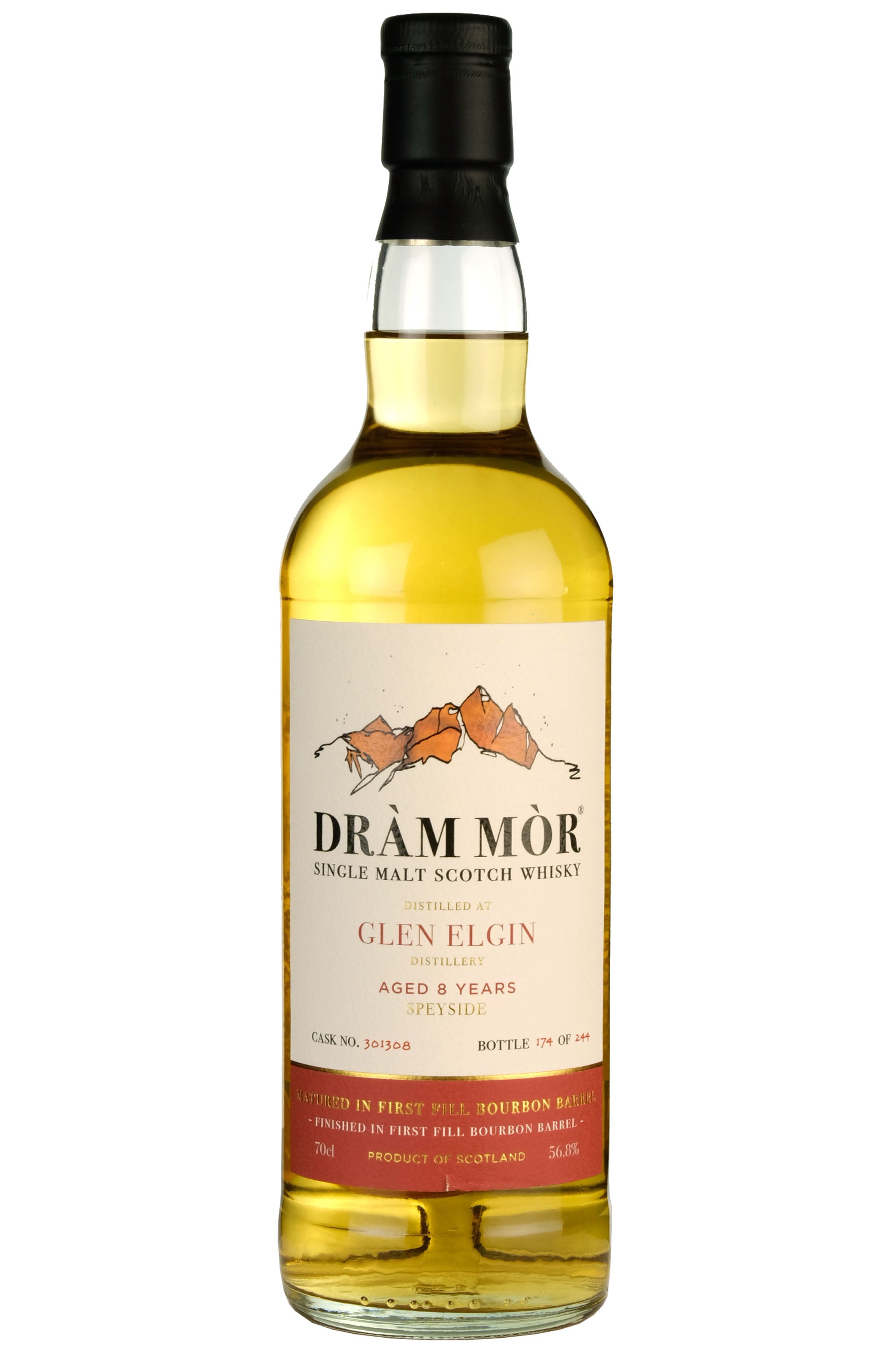 Glen Elgin 2014-2022 | 8 Year Old Dram Mor Single Cask 301308