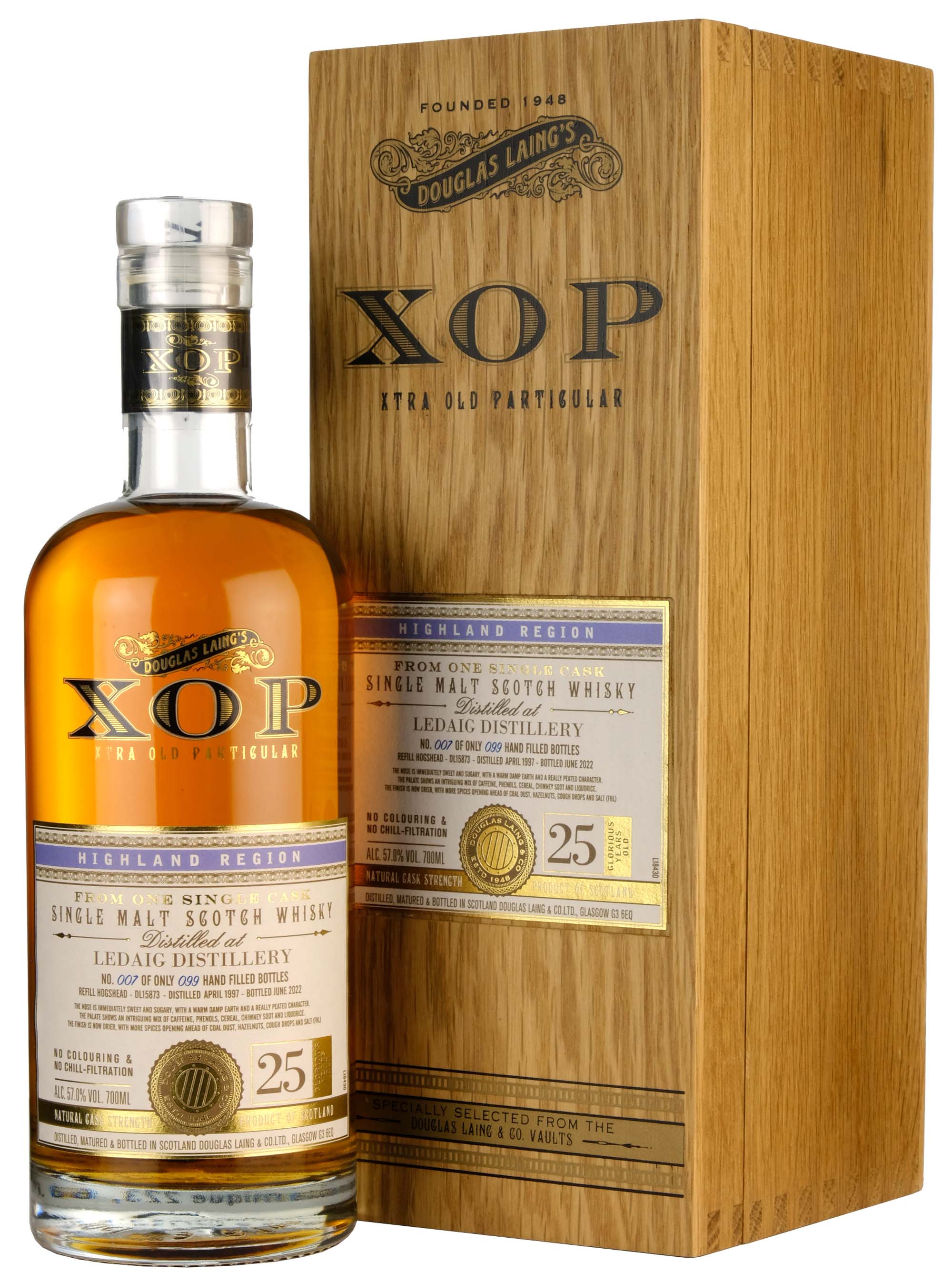 Ledaig 1997-2022 | 25 Year Old XOP Cask DL15873