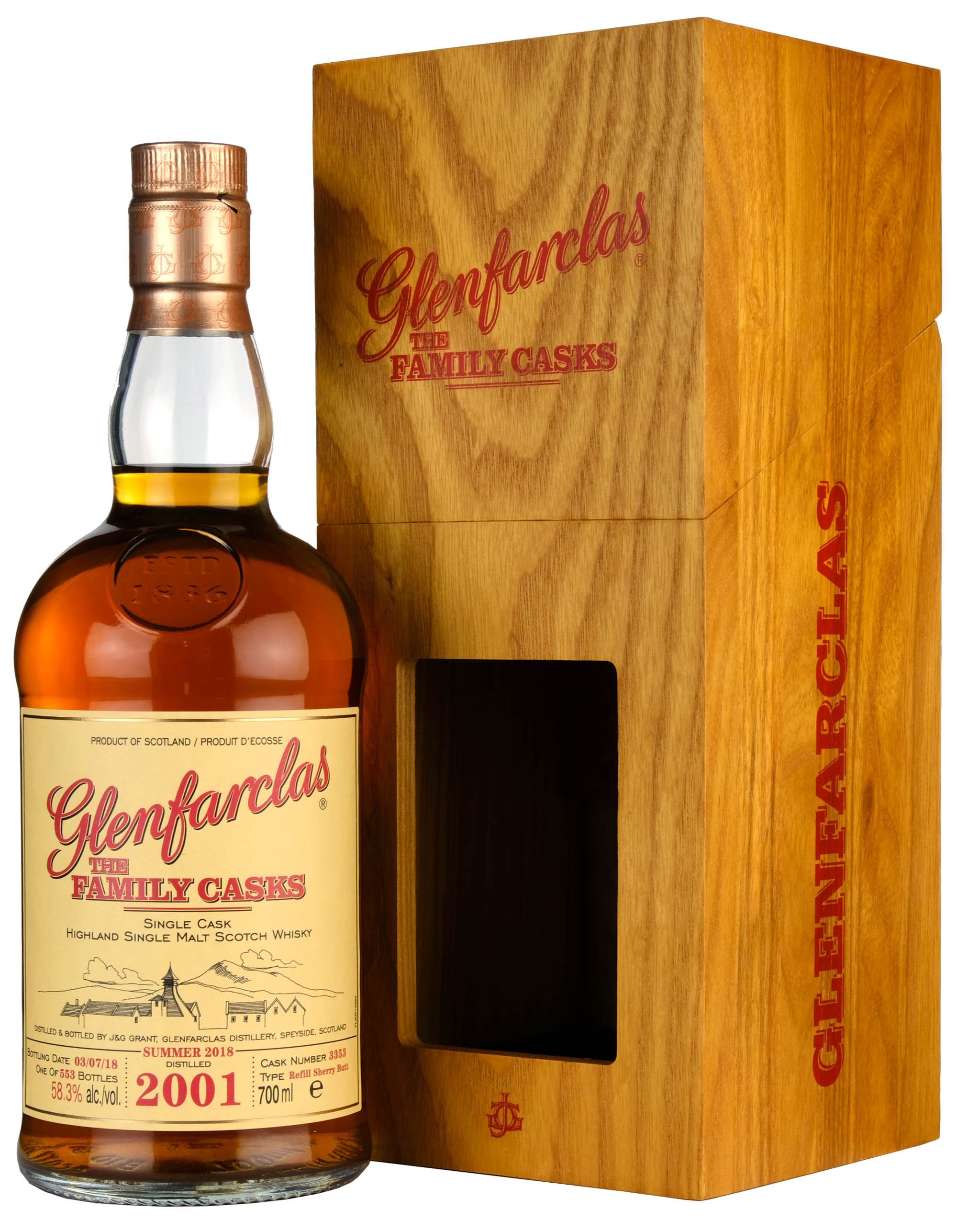 Glenfarclas 2001-2018 | 16 Year Old The Family Cask 3353