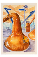 Macallan The Home Collection, The Distillery Giclée Art Prints By Colin Rizza Bottled 2022