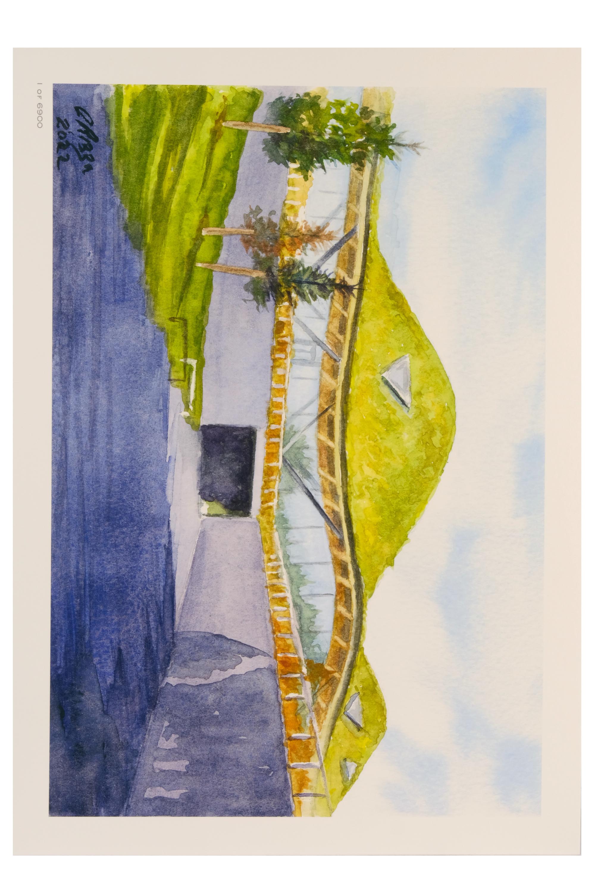 Macallan The Home Collection, The Distillery Giclée Art Prints By Colin Rizza Bottled 2022