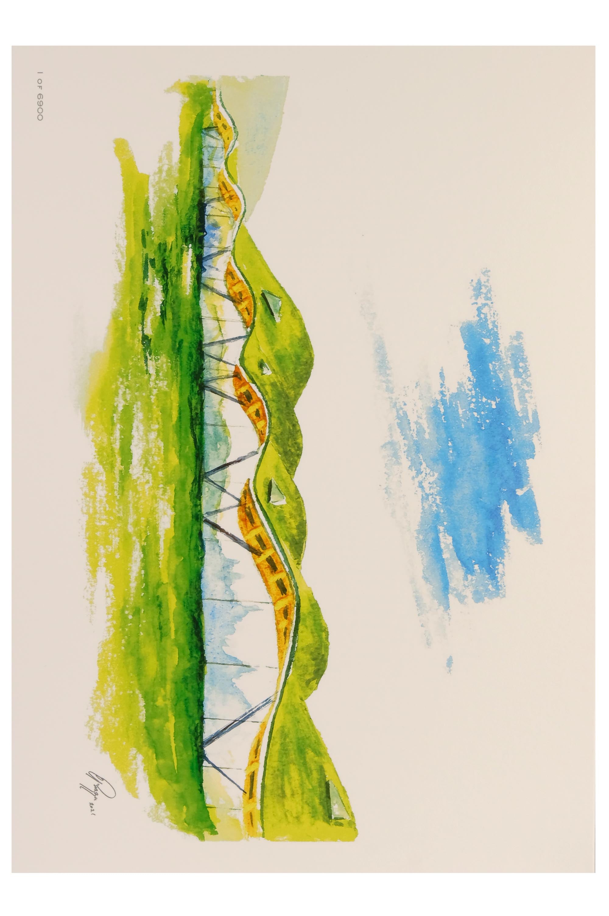 Macallan The Home Collection, The Distillery Giclée Art Prints By Colin Rizza Bottled 2022