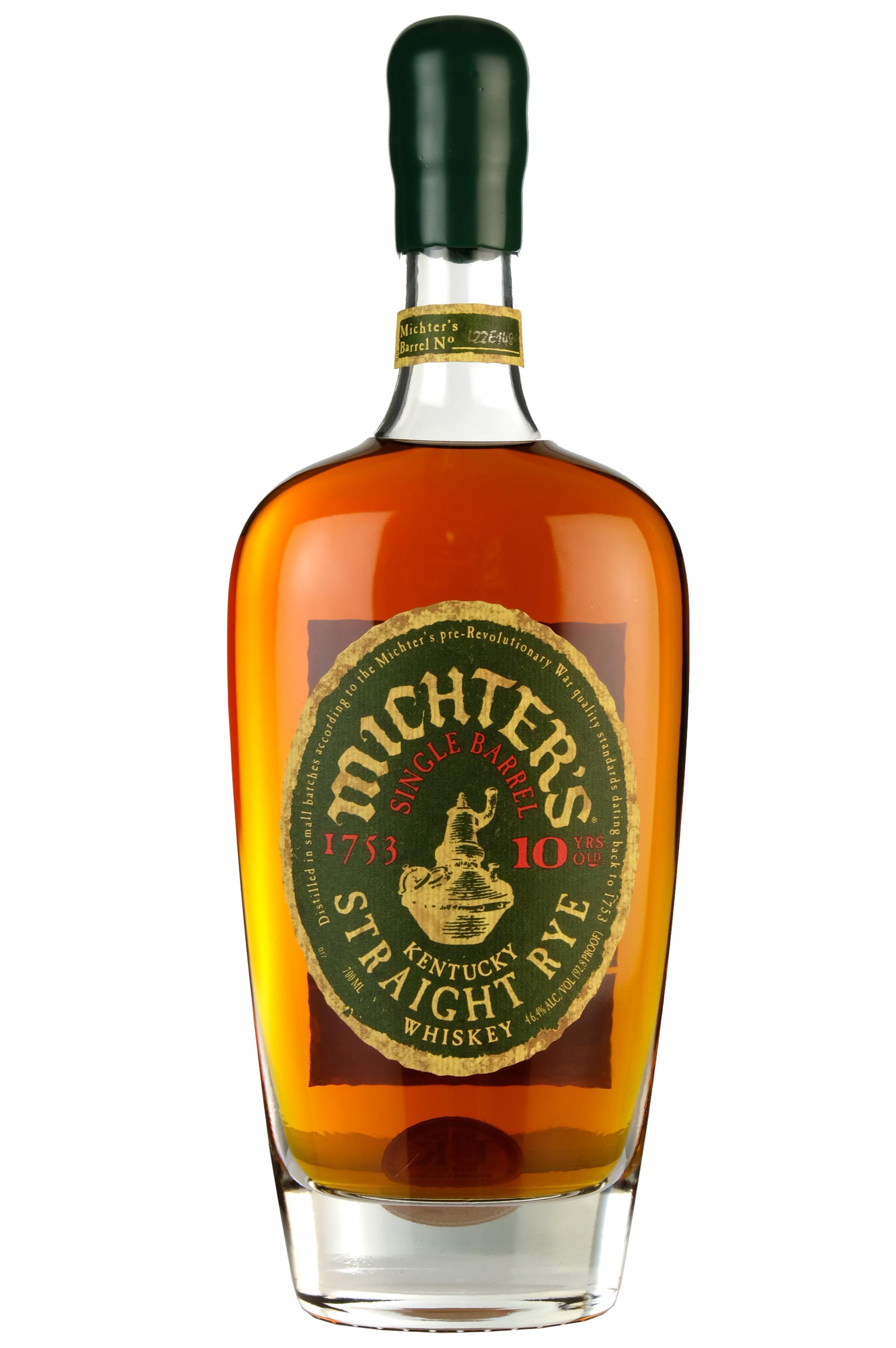 Michter's 10 Year Old Rye Single Barrel L22E1489 Bottled 2022