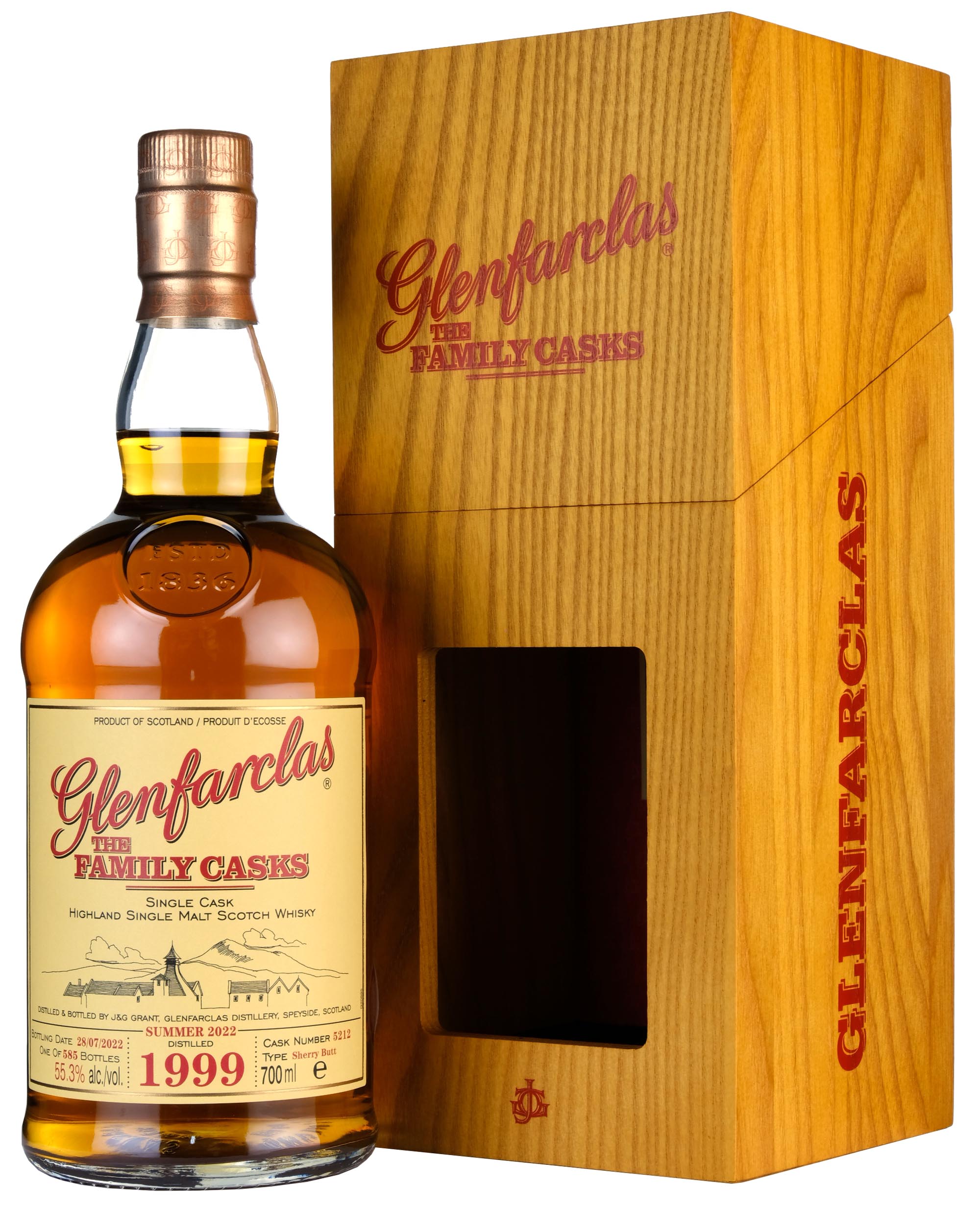 Glenfarclas 1999-2022 | 22 Year Old The Family Cask 5212