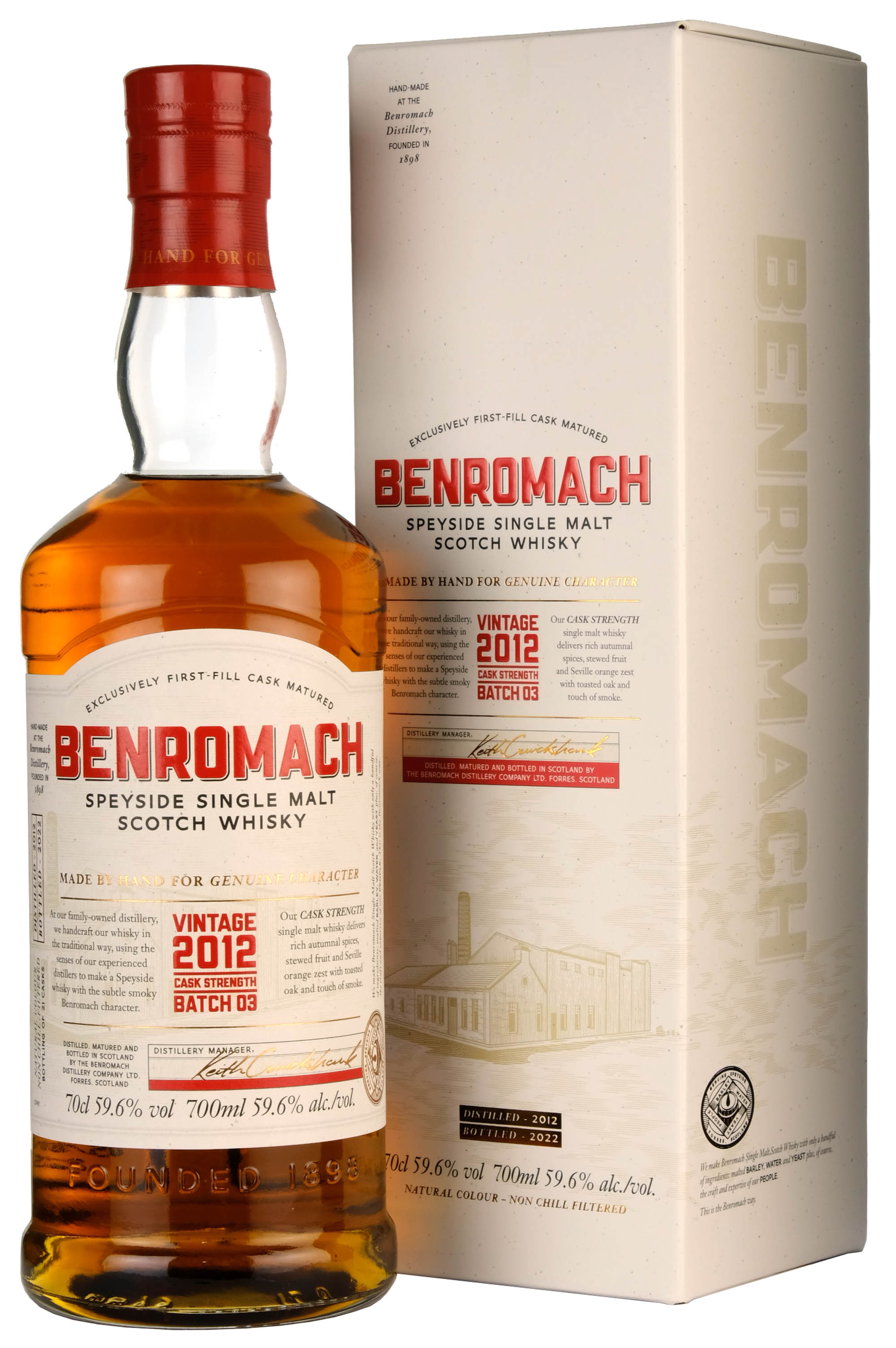 Benromach Cask Strength 2012 Batch 3