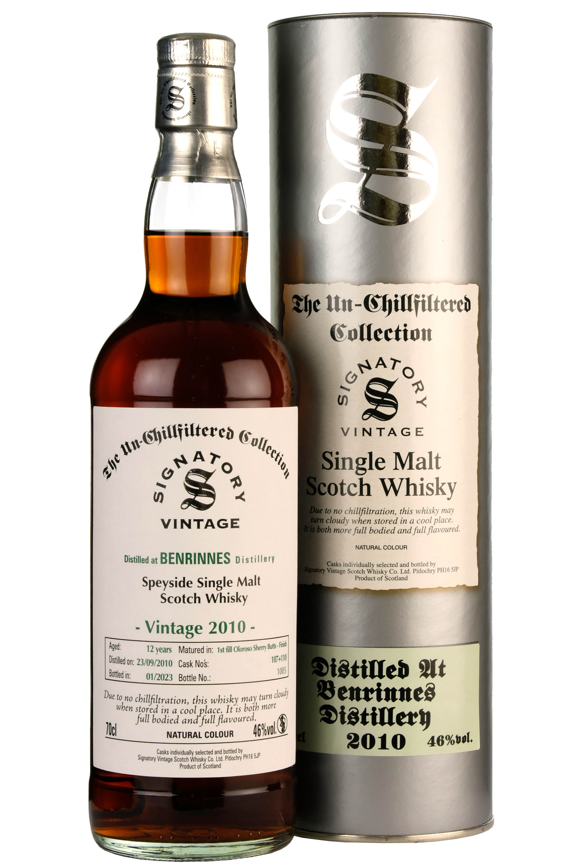 Benrinnes 2010-2023 | 12 Year Old Signatory Vintage Casks 107 + 110