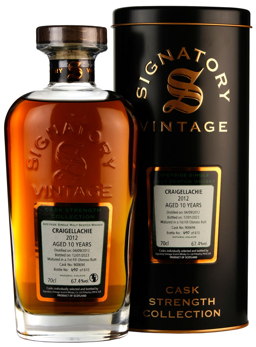 Craigellachie 2012 10 Year Old Signatory -Whisky-Online Shop