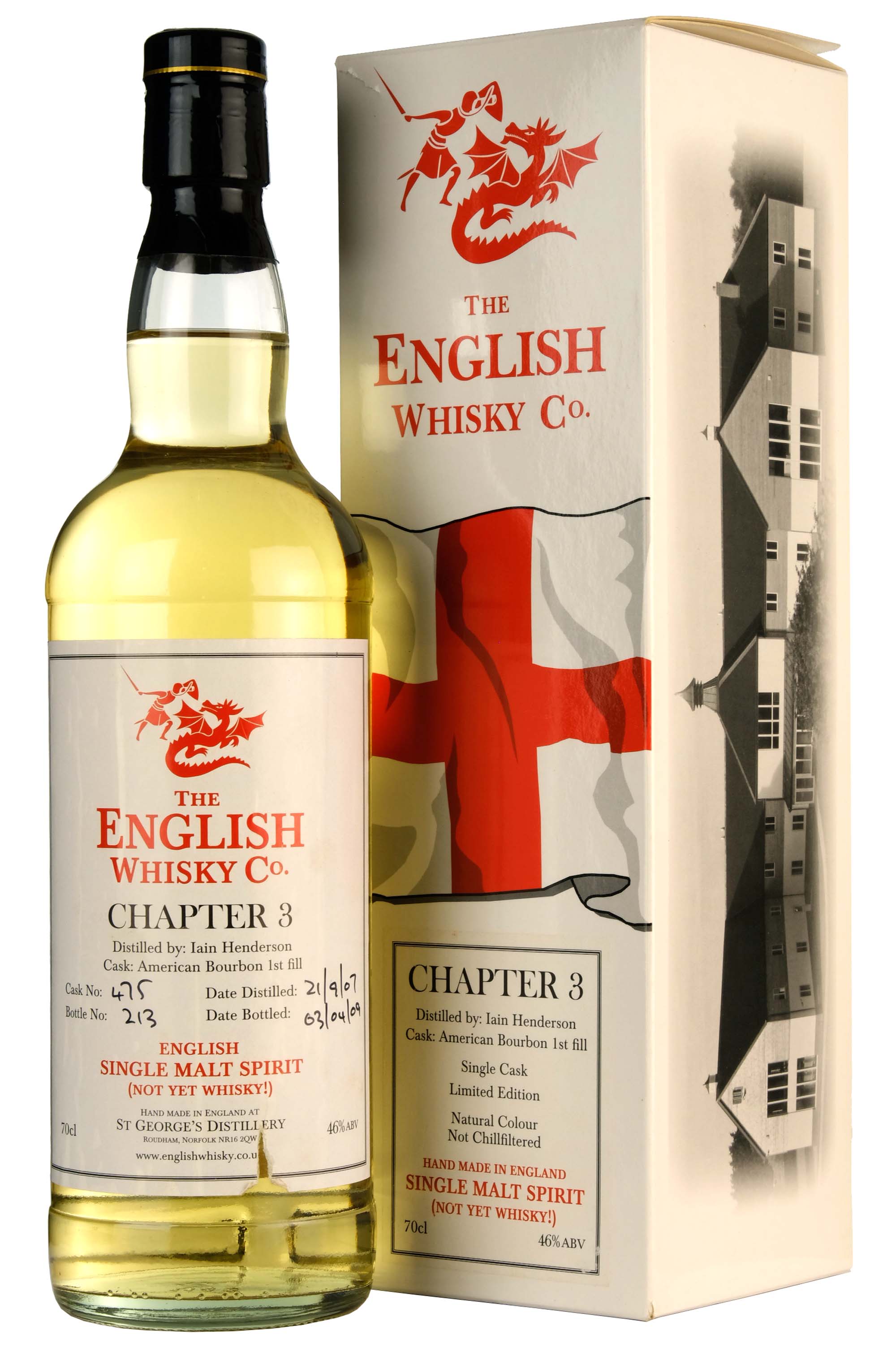 The English Whisky Company 2007-2009 Single Malt Spirit | Chapter 3 Cask 475