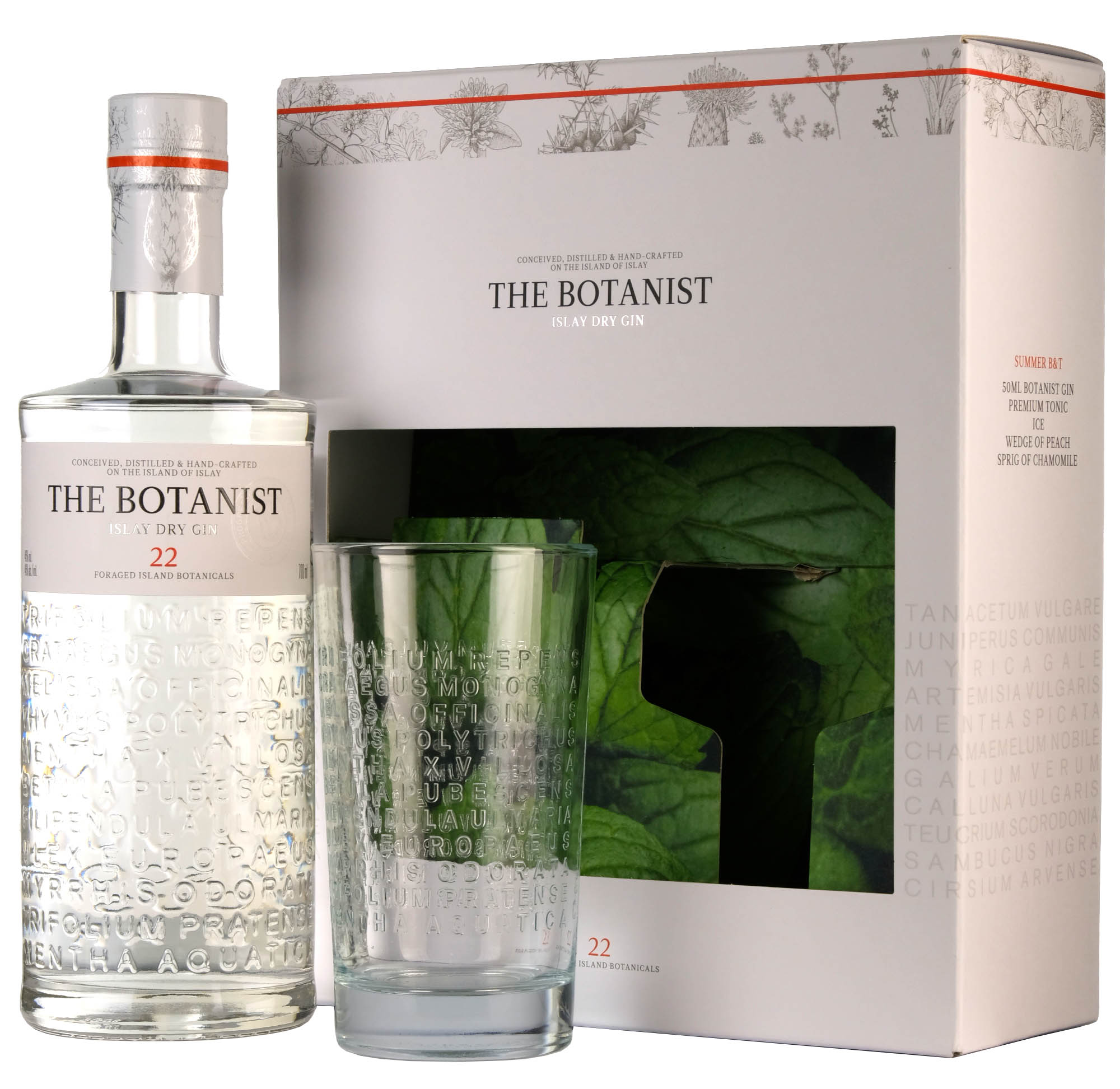 The Botanist Islay Dry Gin Glass Gift Set - Whisky-Online Shop