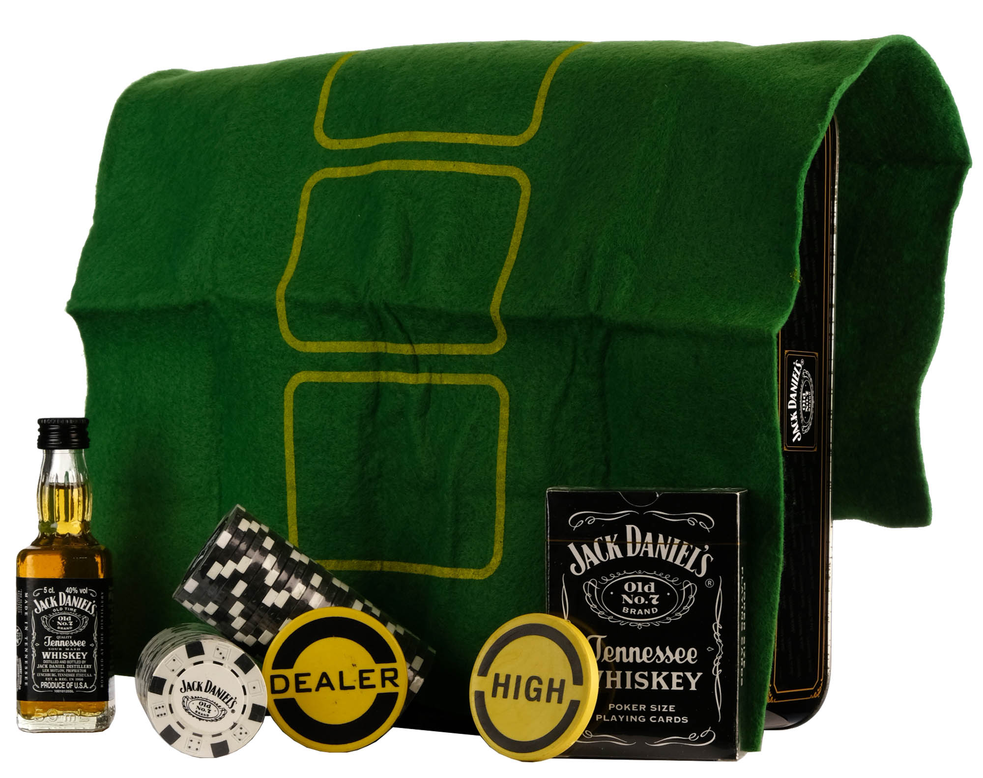 Jack Daniel's Old No. 7 Miniature | Poker Presentation Set