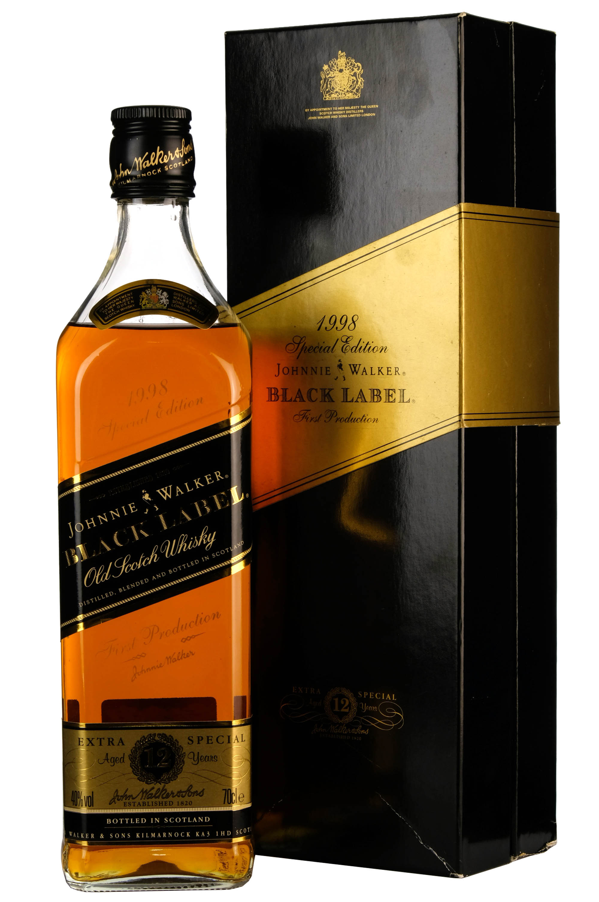 Johnnie Walker Black Label | 12 Year Old | 1998 Special Edition First Production