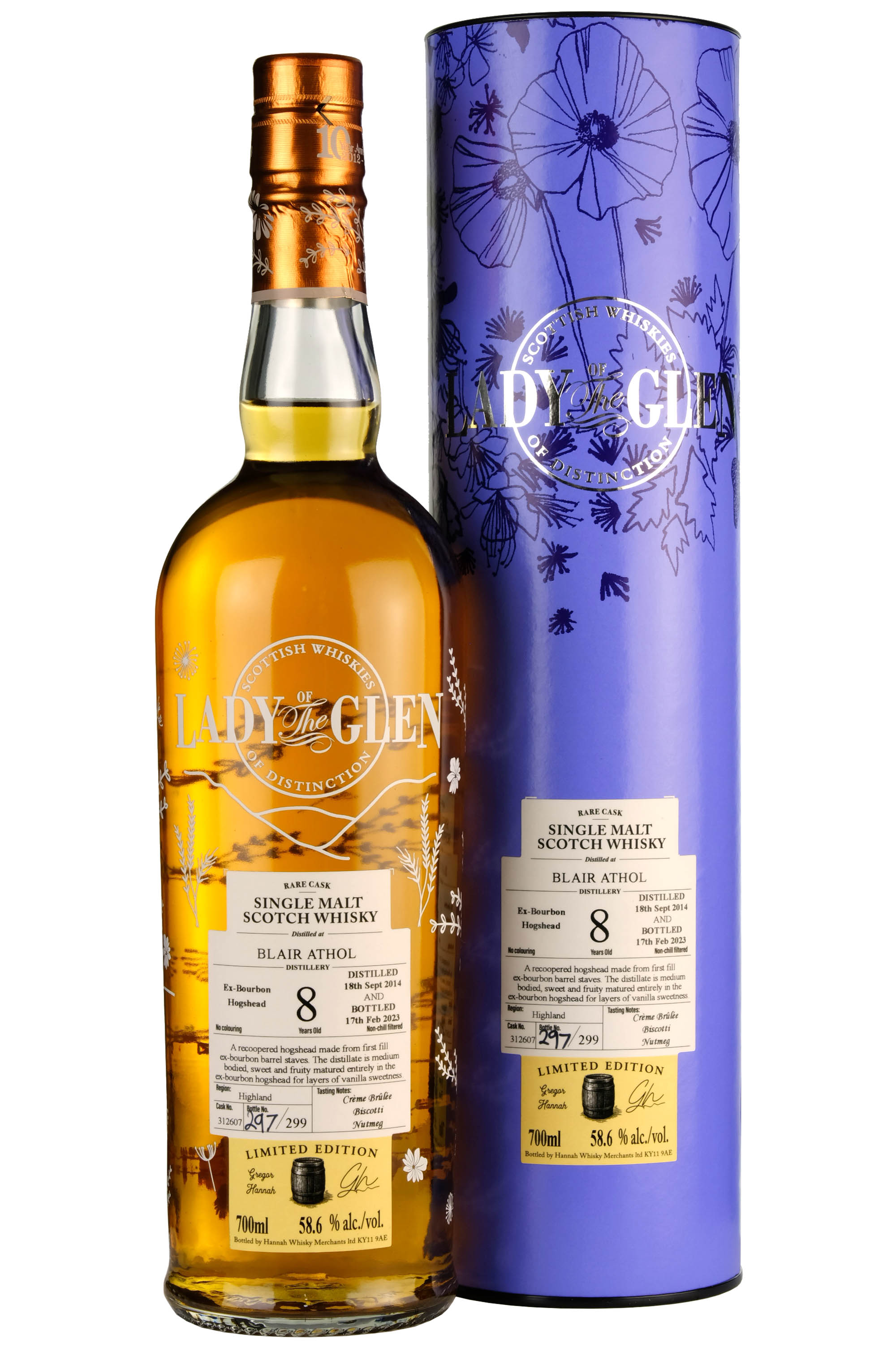 Blair Athol 2014-2023 | 8 Year Old | Lady Of The Glen Cask 312607