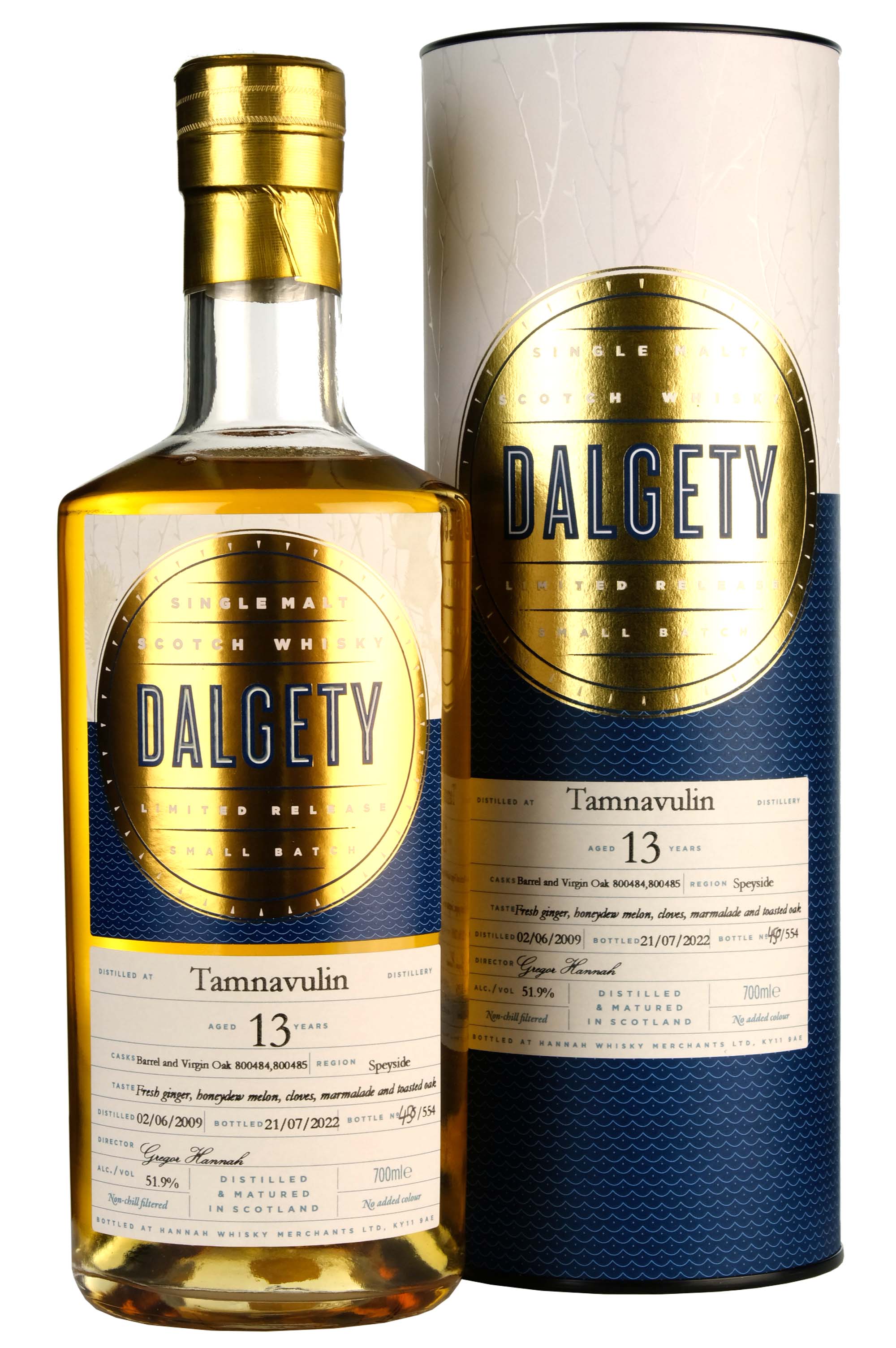 Tamnavulin 2009-2022 | 13 Year Old Dalgety Casks 800484 + 800485