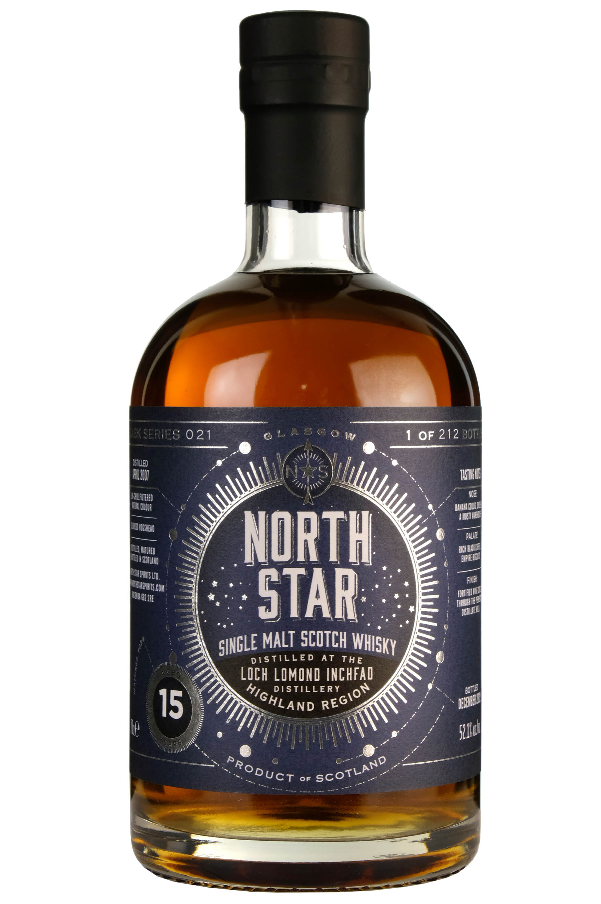 Inchfad (Loch Lomond) 2007-2022 | 15 Year Old North Star Spirits