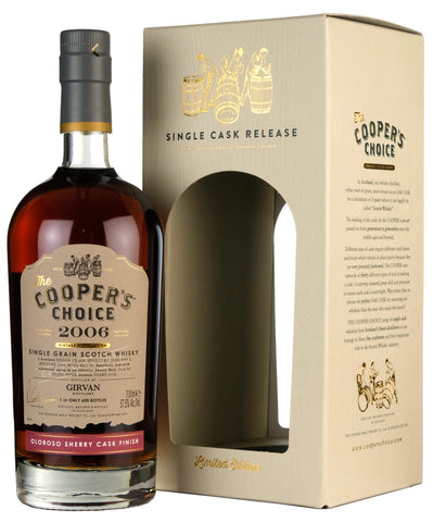 Girvan 2006-2023 | 16 Year Old Cooper's Choice Single Cask #523223