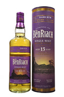 benriach 15 year old, dark rum wood finish, speyside single malt scotch whisky, whiskey