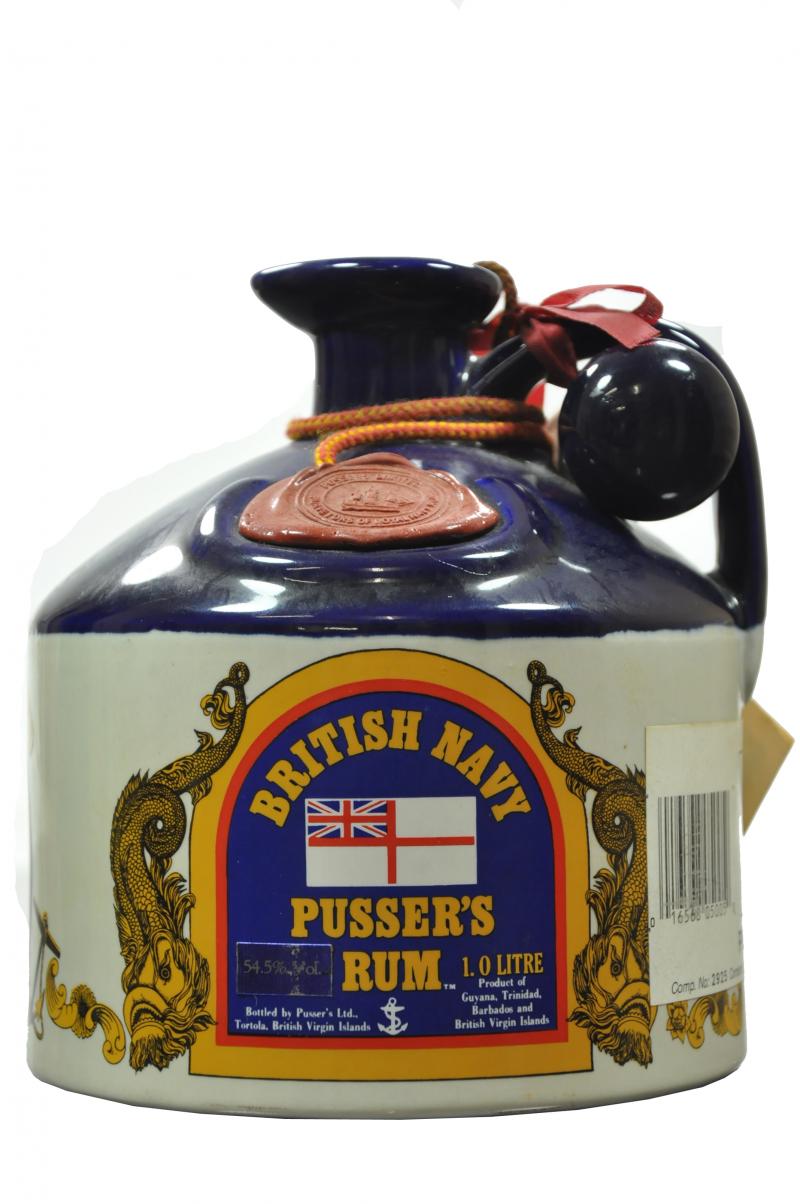 pussers rum flagon decanter,