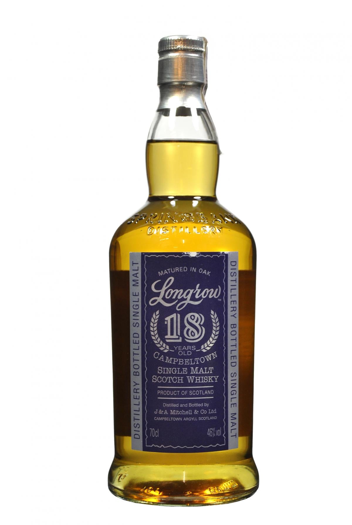 longrow, 18, year, old, springbank, campbeltown, single, malt, scotch, whisky, whiskey