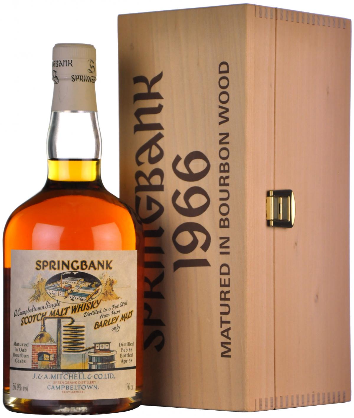 Springbank 1966-1998 | 32 Year Old | Local Barley Cask 491