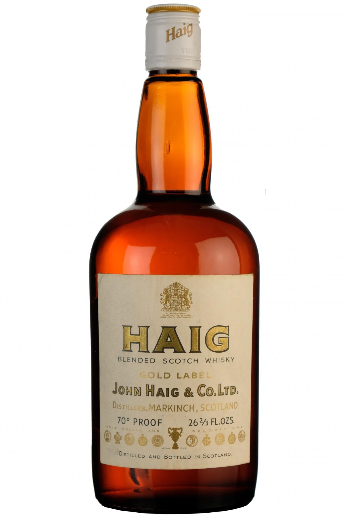 haig gold label 1970s, blended soctch whisky