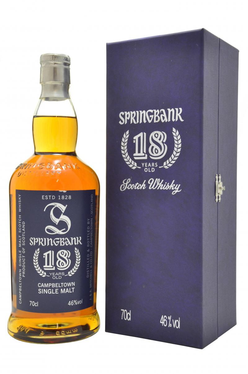 springbank, 18, year, old, campbeltown, single, malt, scotch, whisky, whiskey