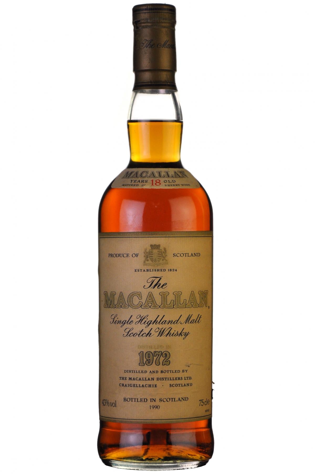 Macallan 1972-1990 | 18 Year Old Sherry Cask
