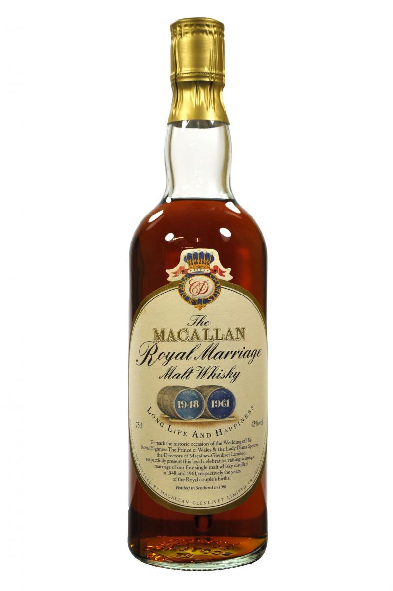 Macallan Royal Marriage 1948 & 1961