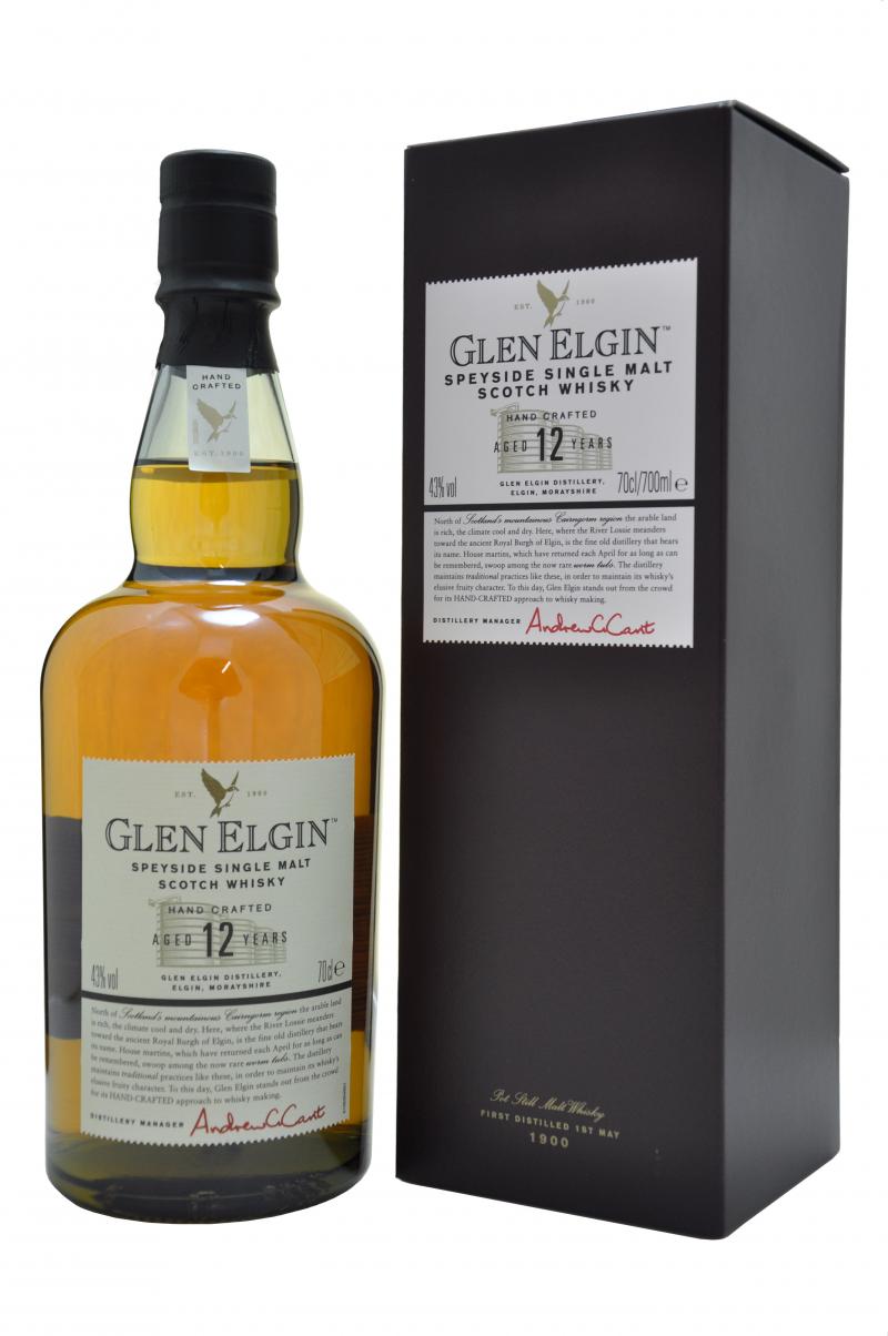 glen elgin 12 year old speyside single malt scotch whisky whiskey
