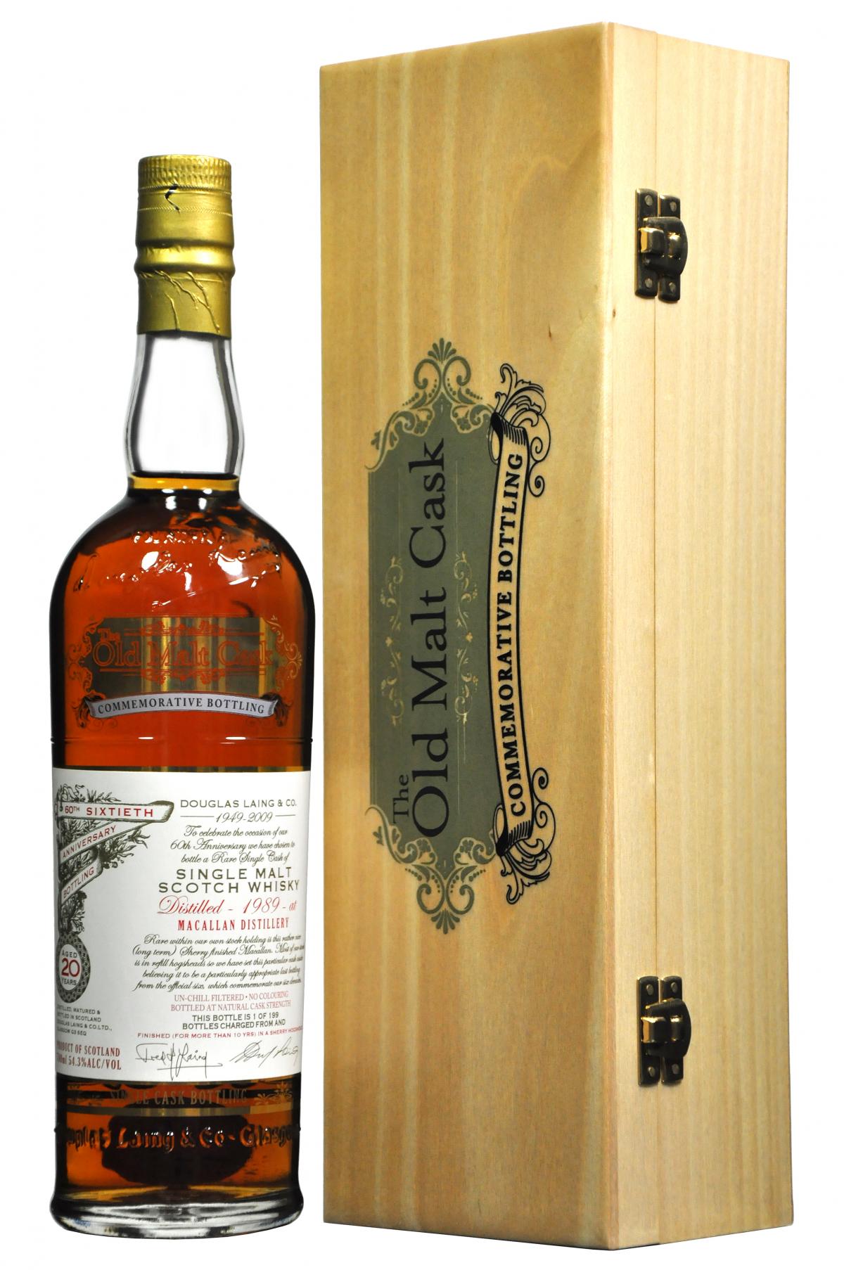 Macallan 1989-2009 | 20 Year Old | 60th Anniversary