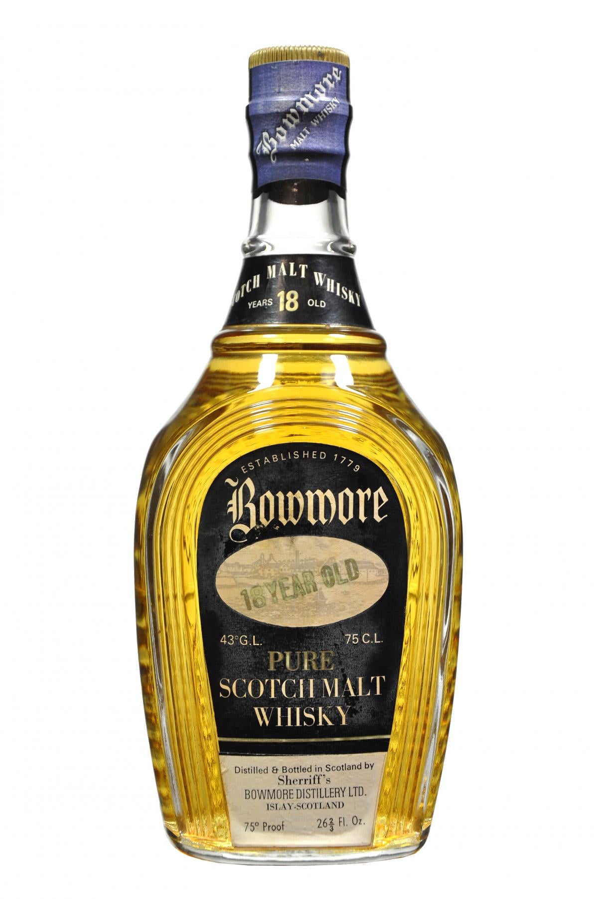 Sherriffs Bowmore 18 Year Old 1960s