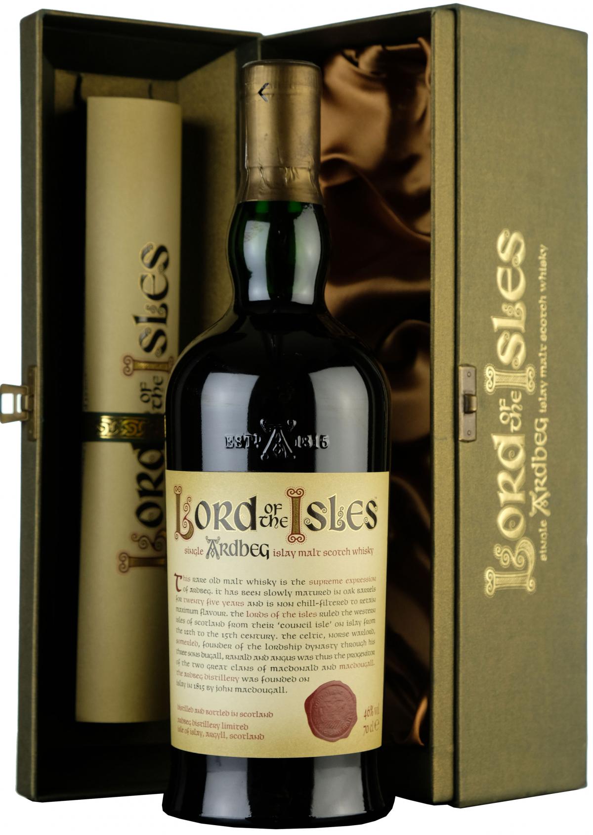 Ardbeg Lord Of The Isles Bottled 2003