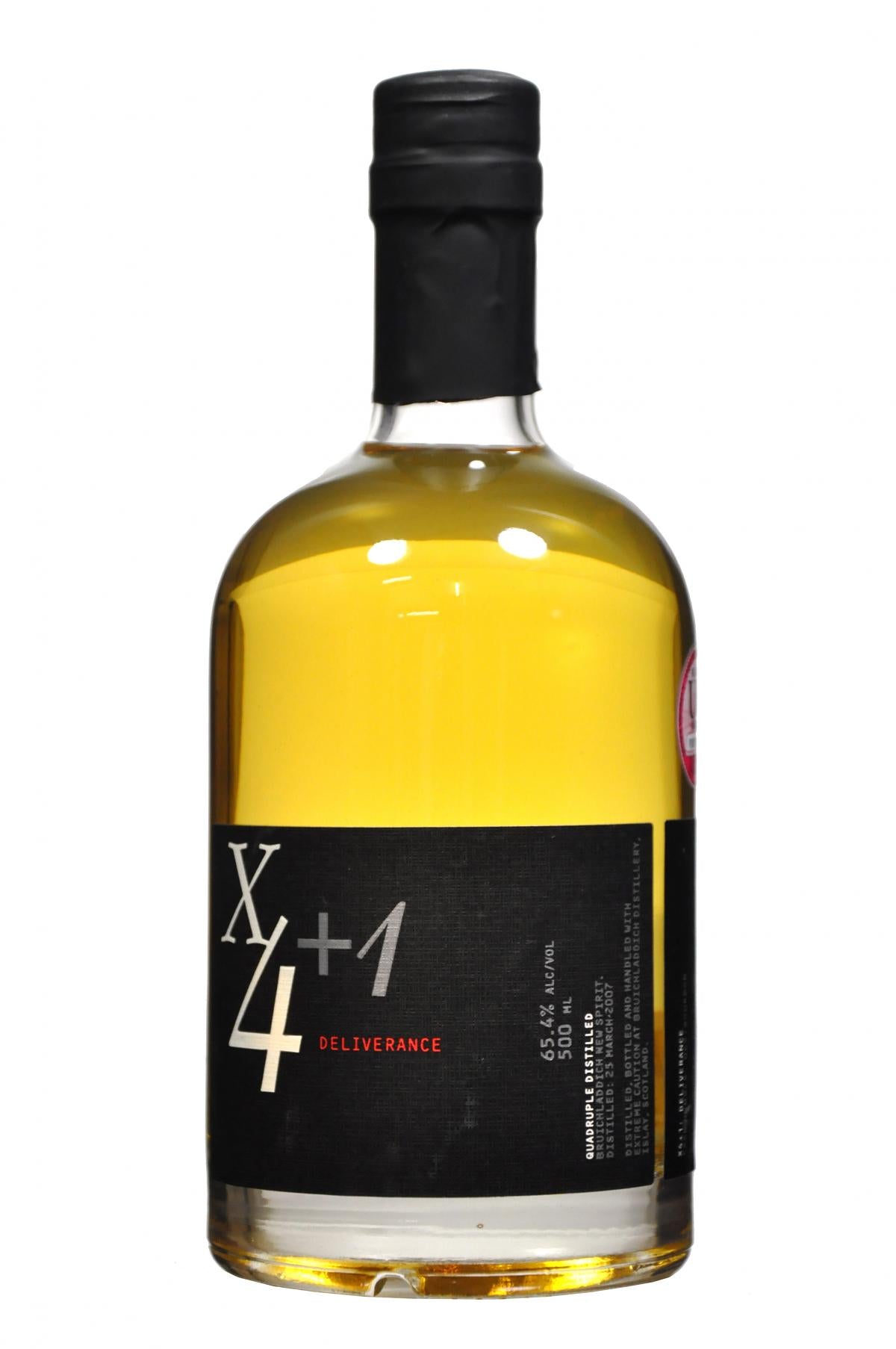 bruichladdich bottled 2008 x4 +1 deliverance islay single malt scotch whisky whiskey